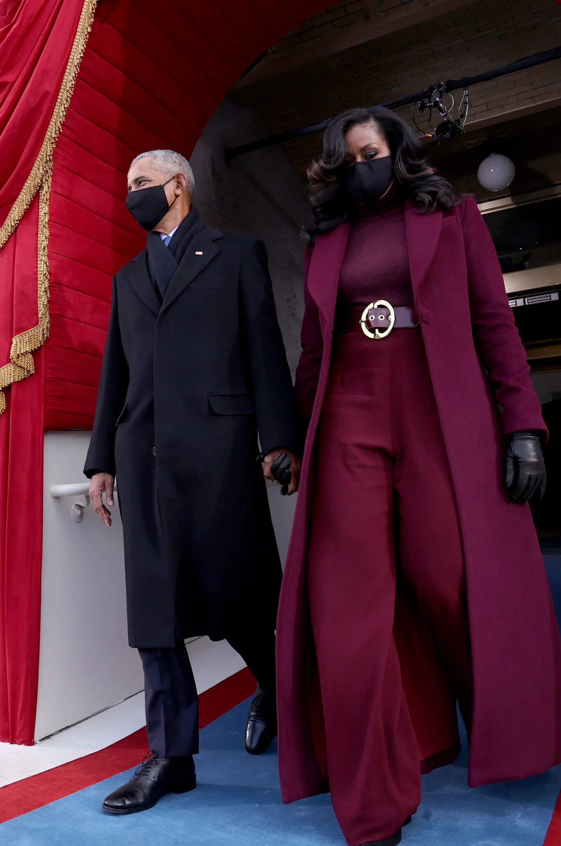 Barack and Michelle Obama at Joe Biden's Inauguration in January 2021.
