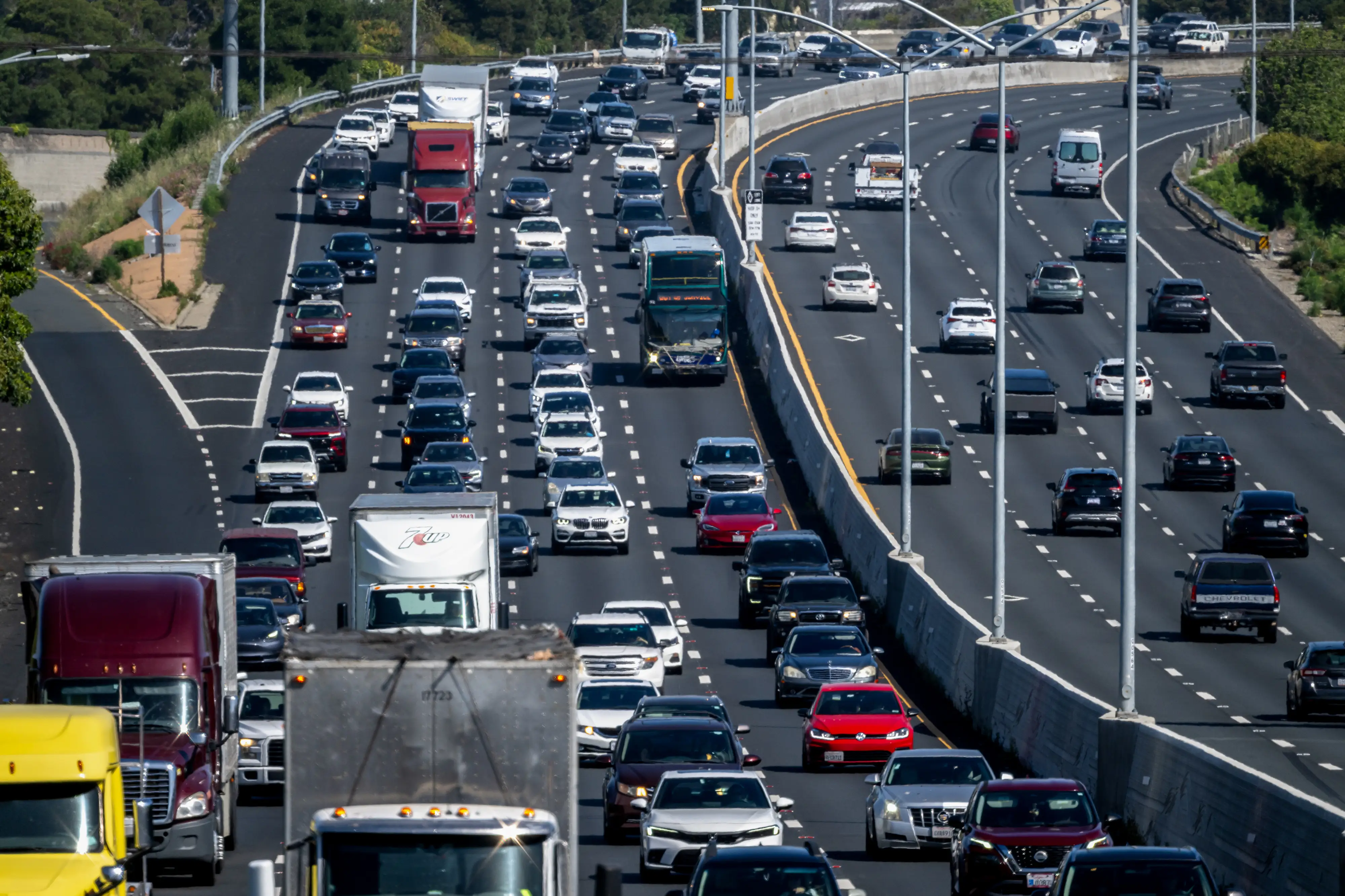 Traffic on Interstate 80 in El Cerrito, California, US, on Thursday, May 21, 2026
