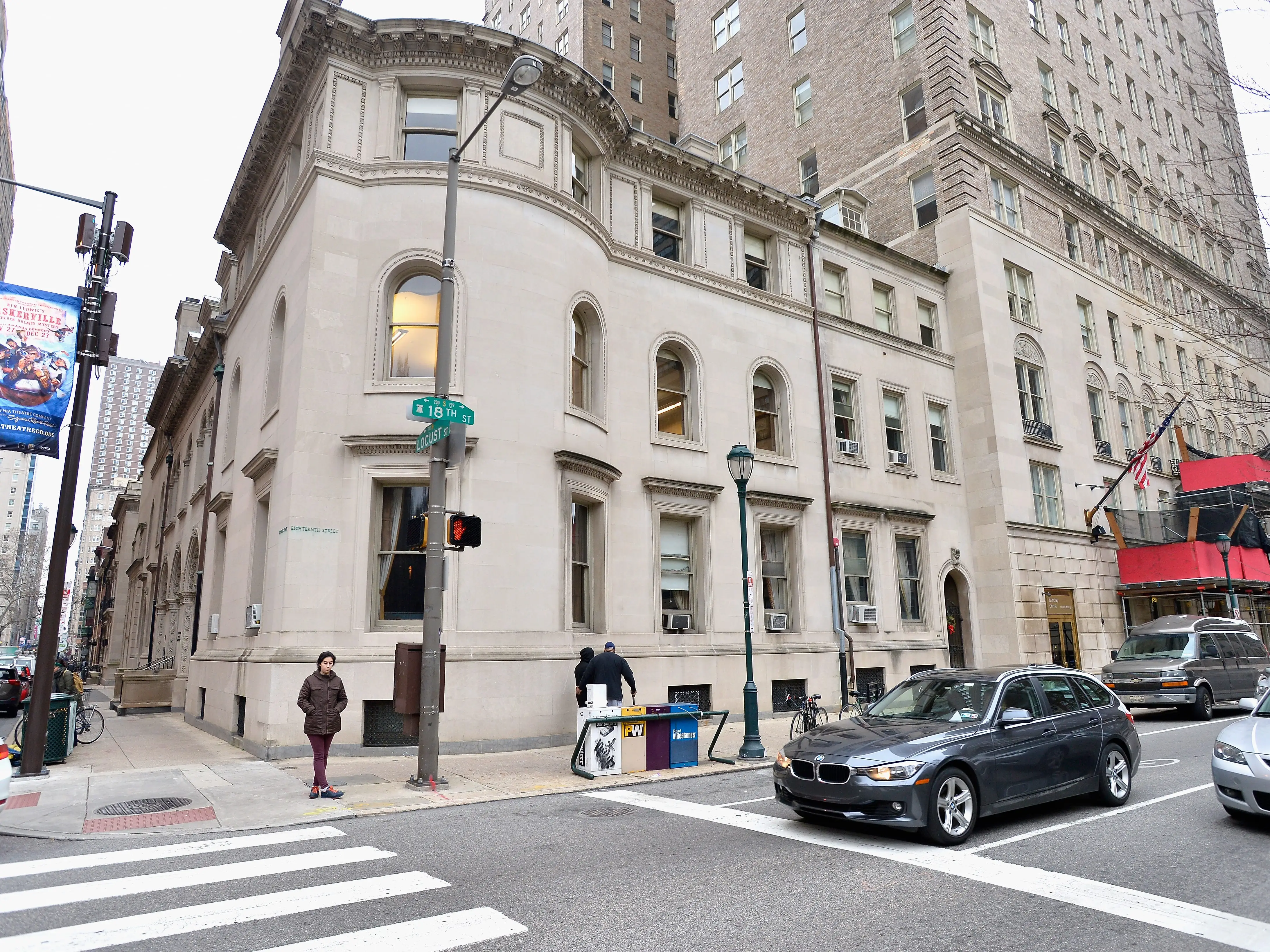Outside view of the Curtis Institute of Music