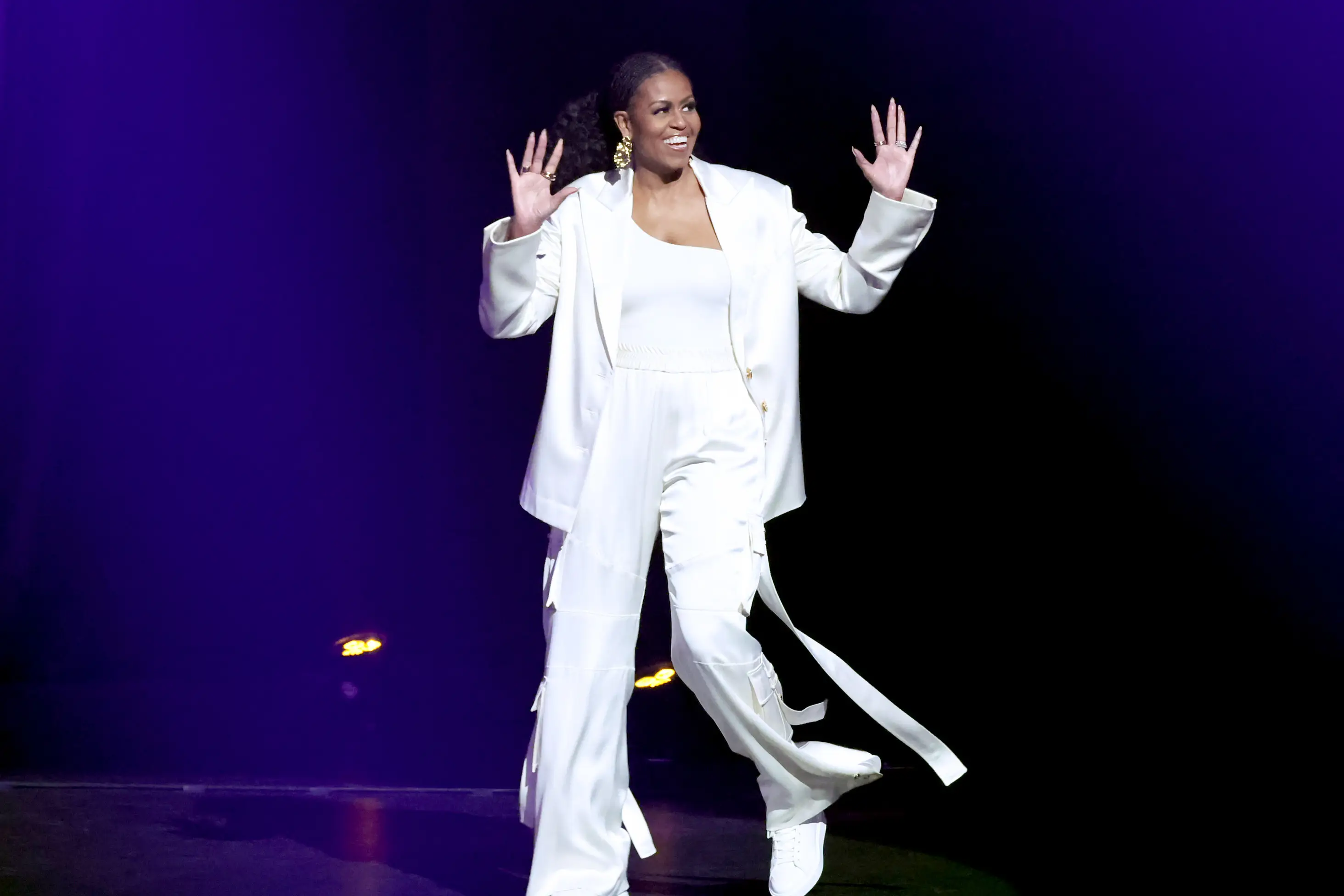 Michelle Obama on her book tour in 2022.