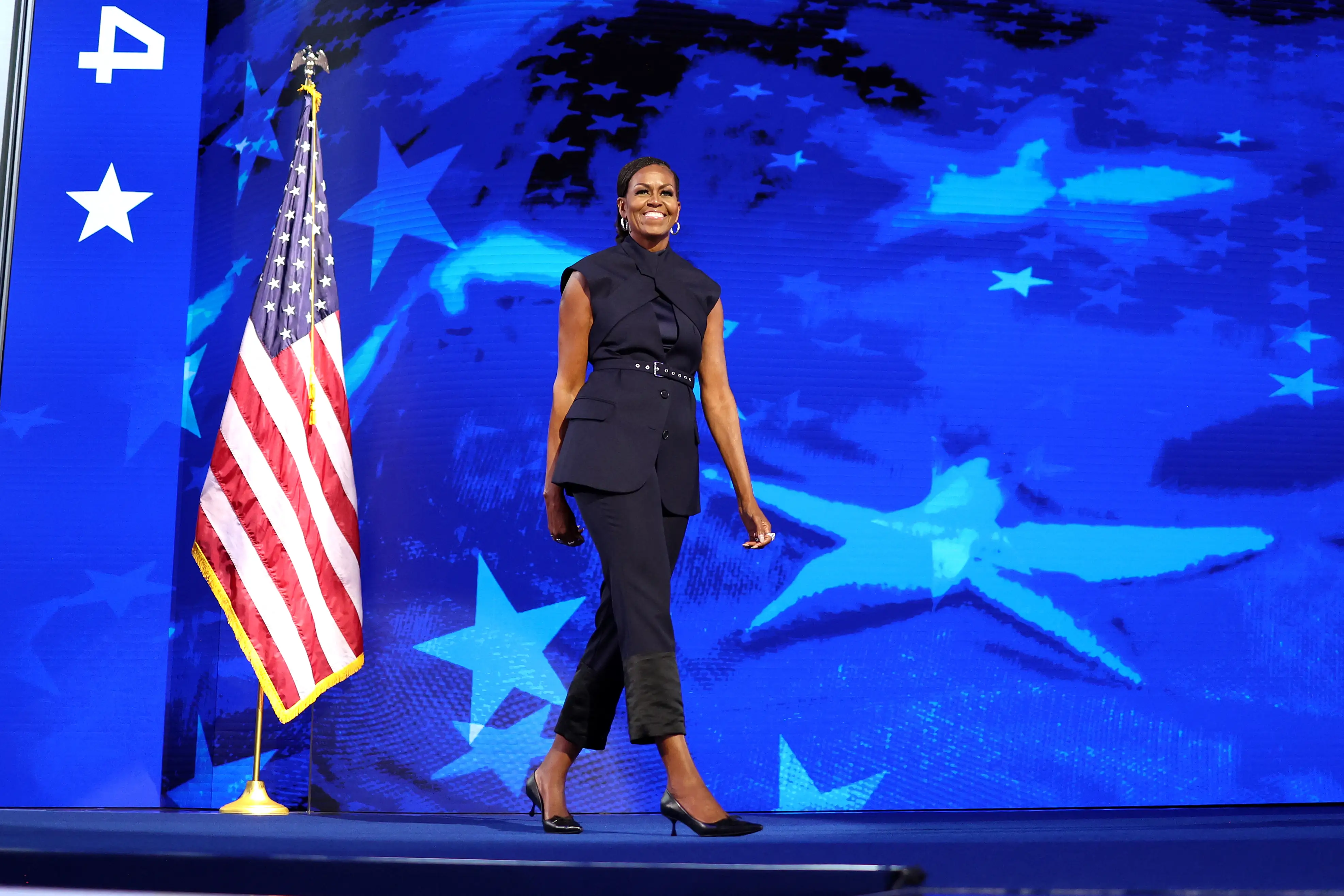 Michelle Obama at the Democratic National Convention in 2024.