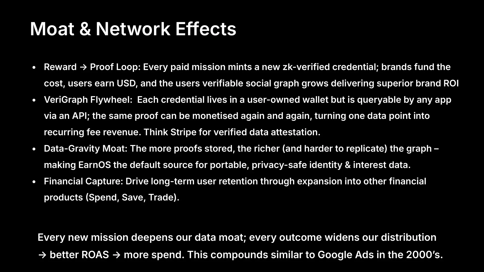 EarnOS pitch deck