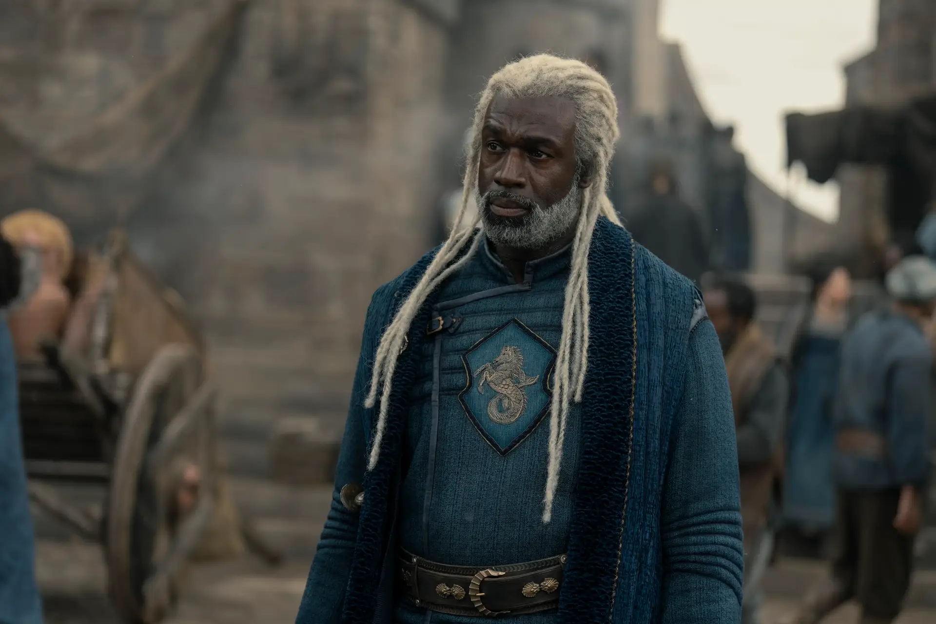 Steve Toussaint as Corlys Velaryon in 