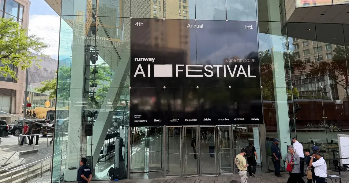 I went to Runway’s AI film festival. I was skeptical, but the crowd ate it up.