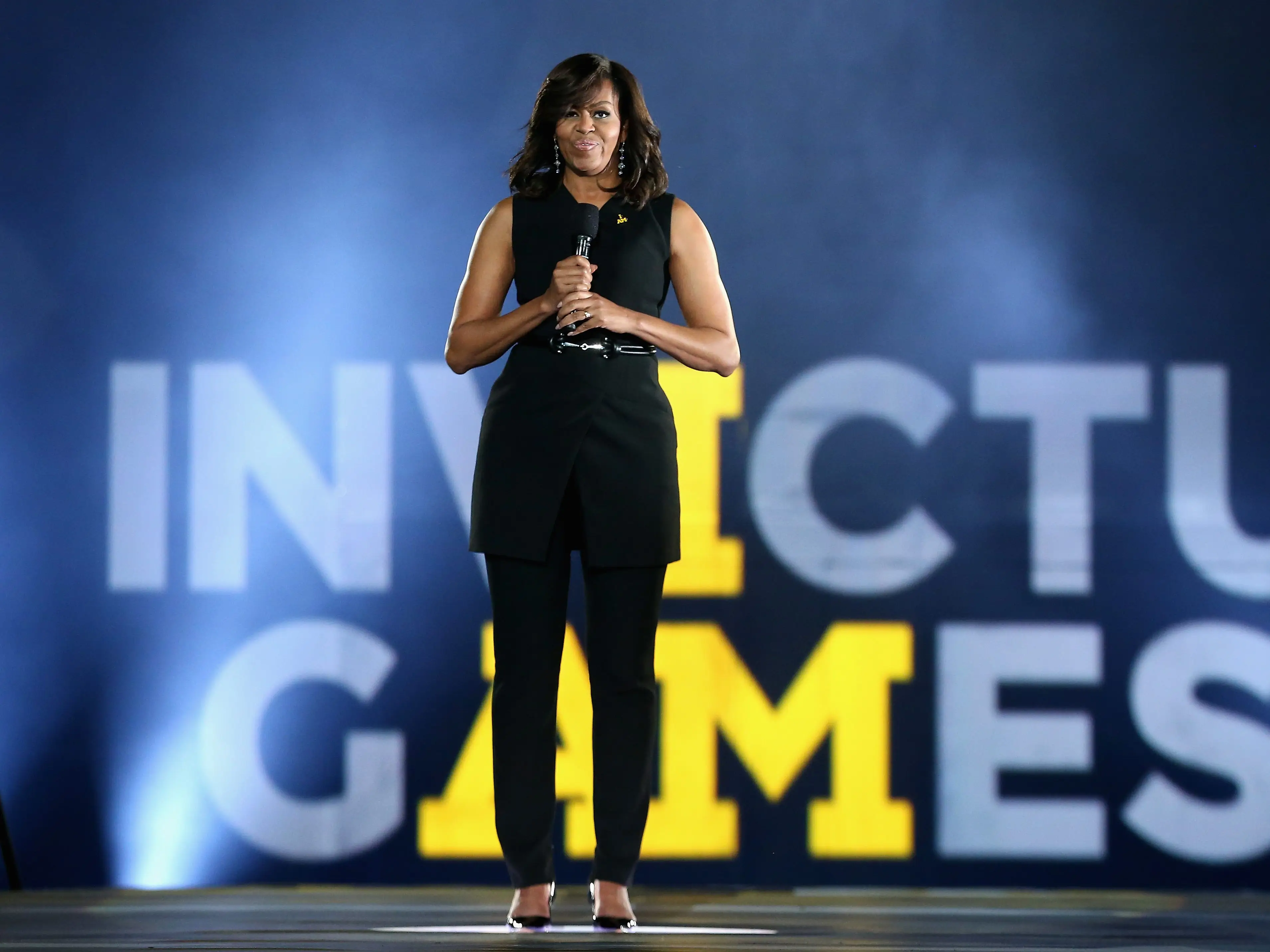 Michelle Obama speaks at the Invictus Games in May 2016.