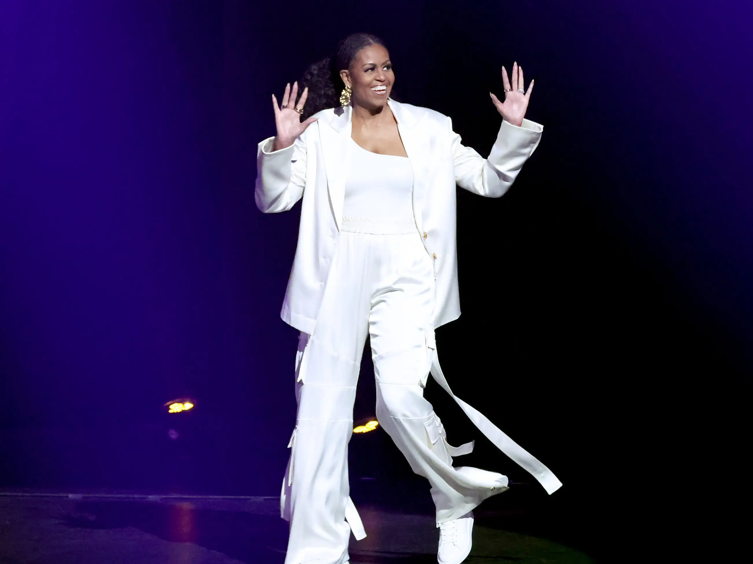 Michelle Obama attends The Light We Carry: Overcoming in Uncertain Times - in Conversation with Michelle Obama in December 2022 in California.