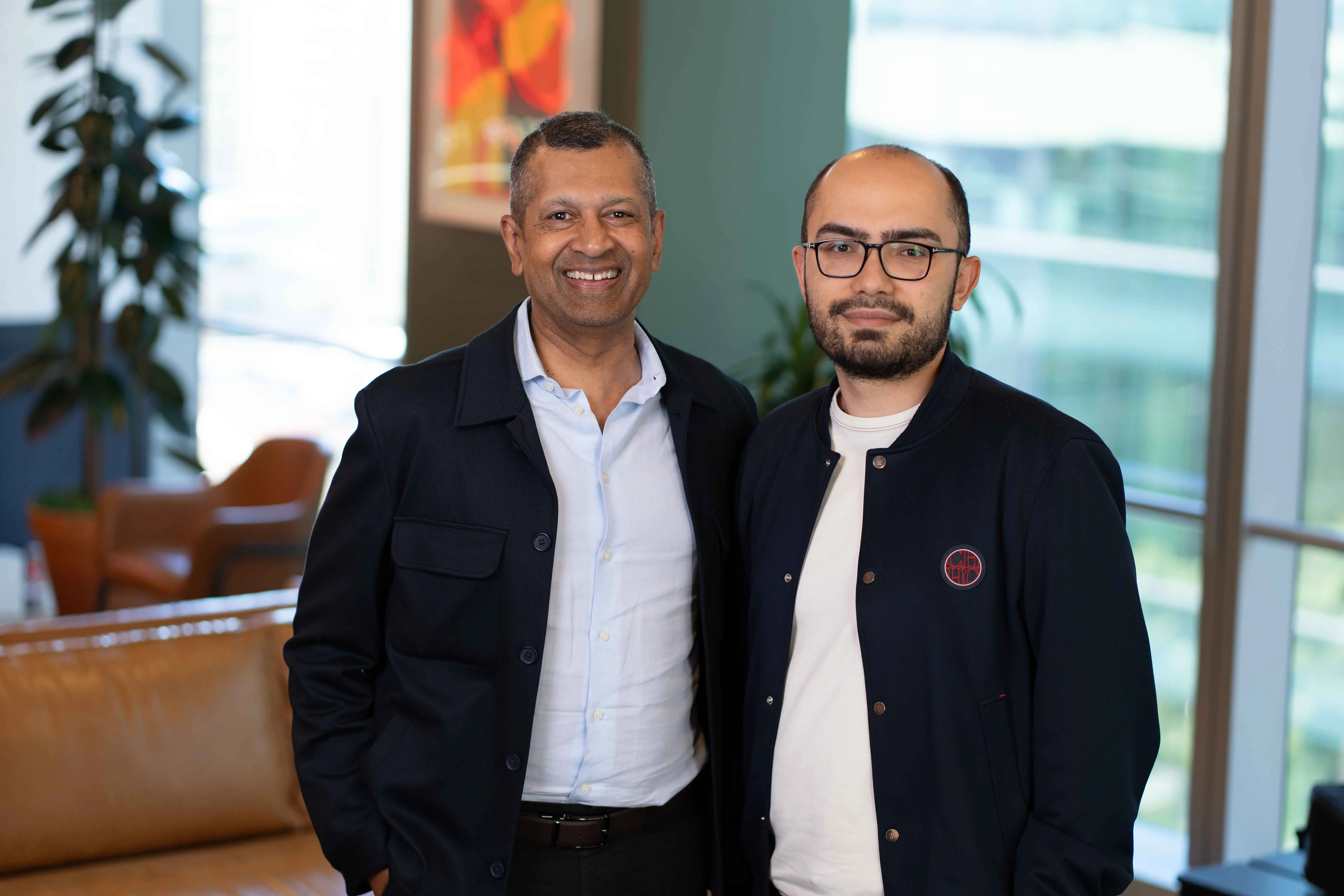 Higgsfield chief strategy officer Mahi De Silva (left) and CEO Alex Mashrabov.