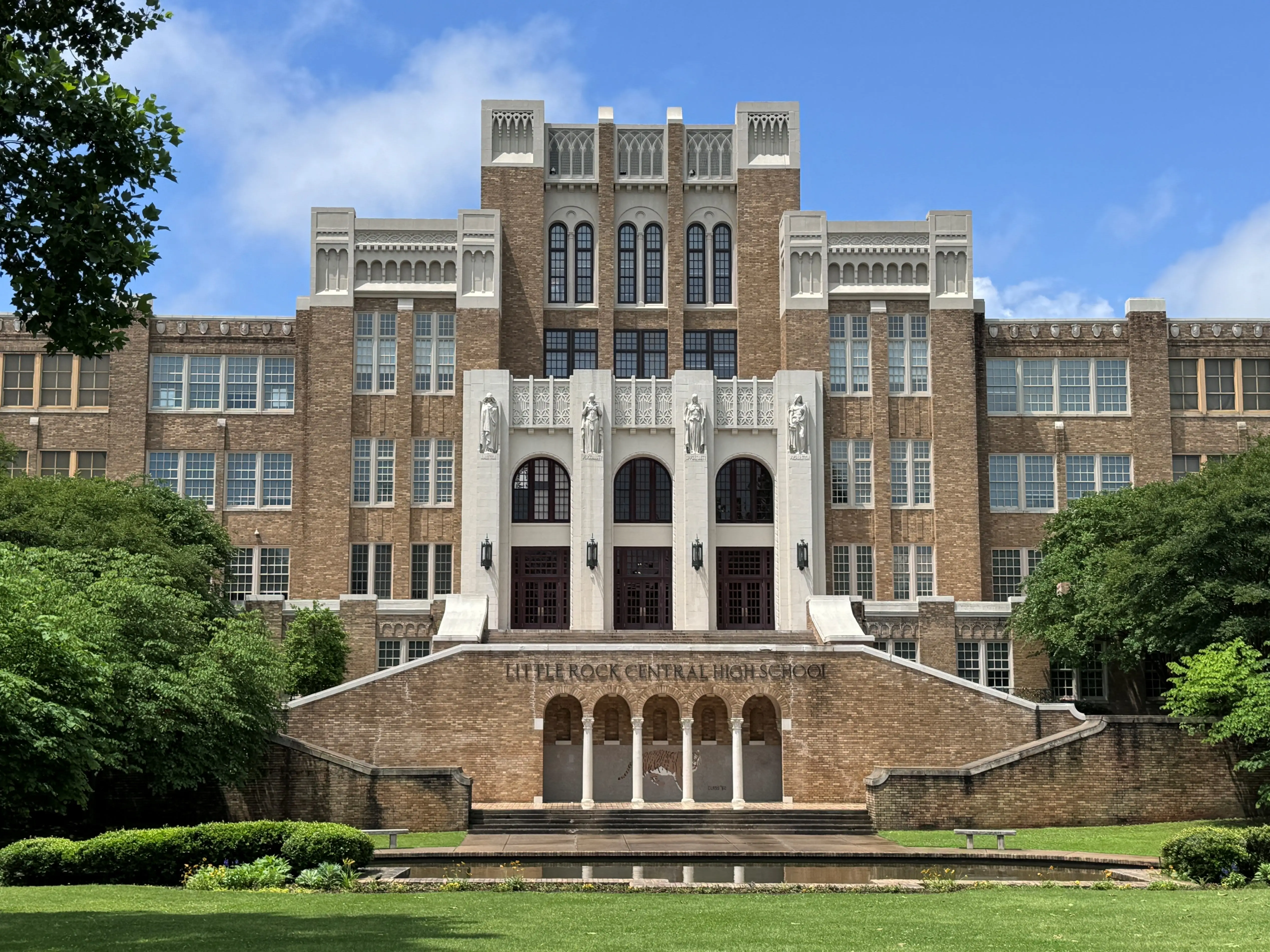Little Rock Central High School in Little Rock, Arkansas.