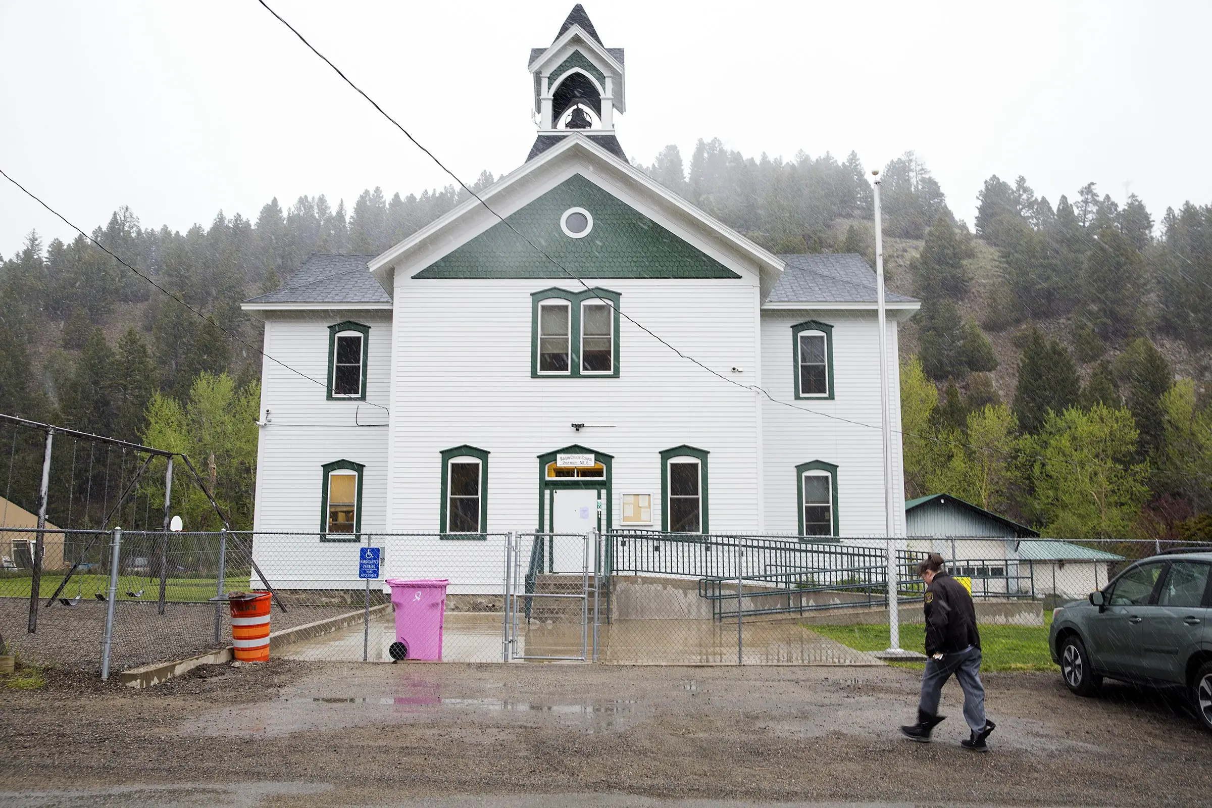 Basin Elementary School in Basin, Montana.