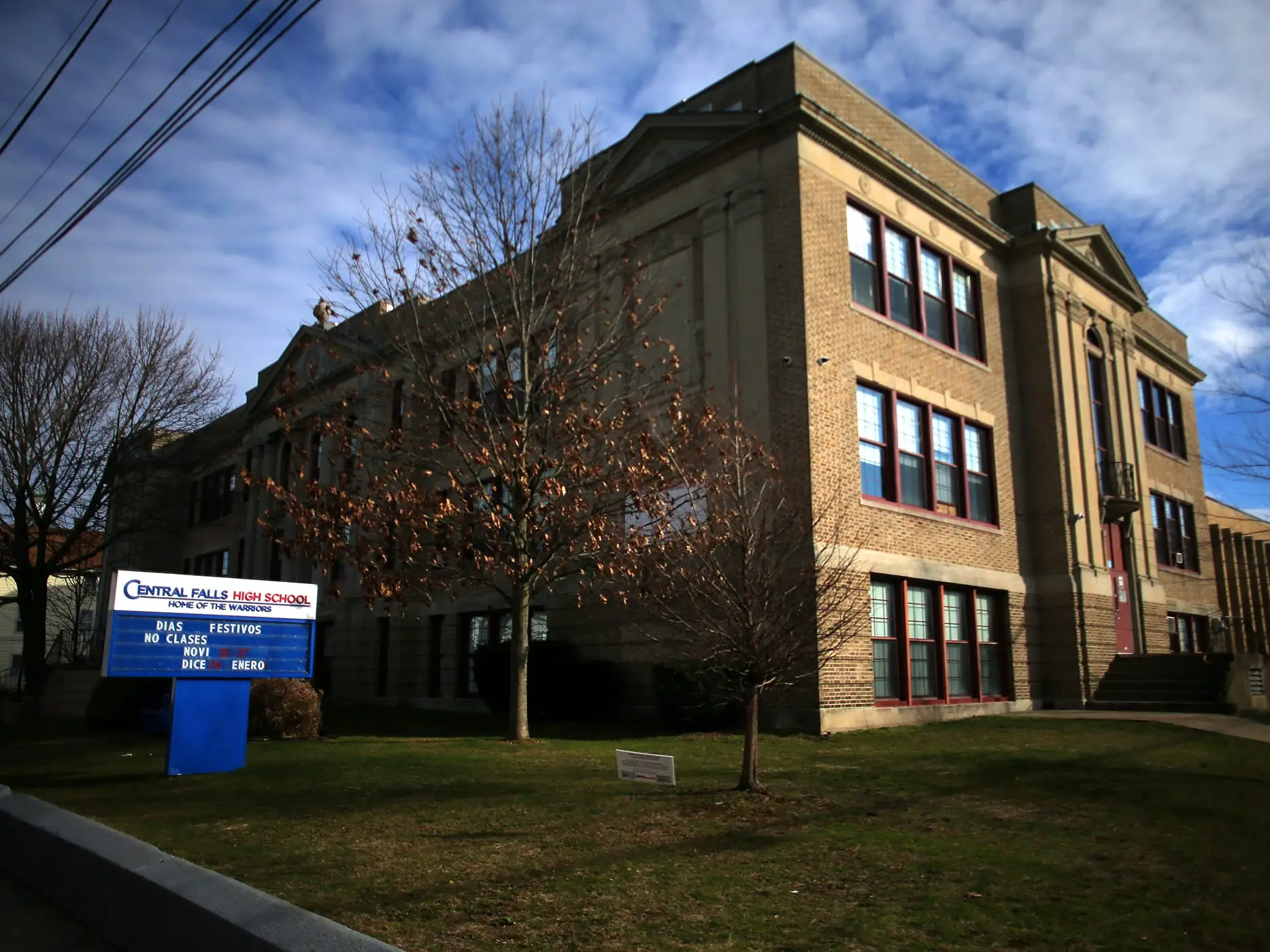 Central Falls High School in Central Falls, Rhode Island.