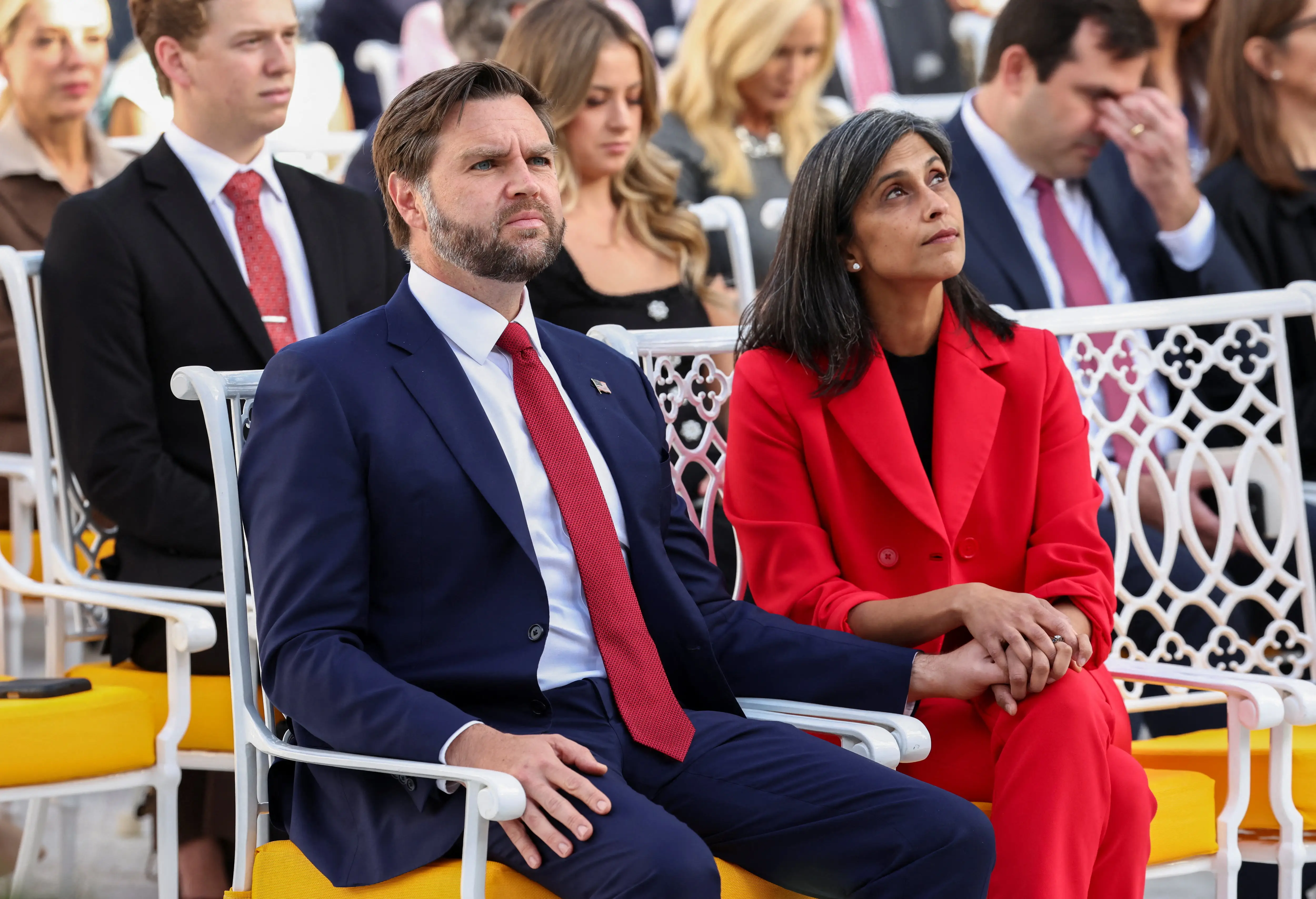 JD Vance and Usha Vance.