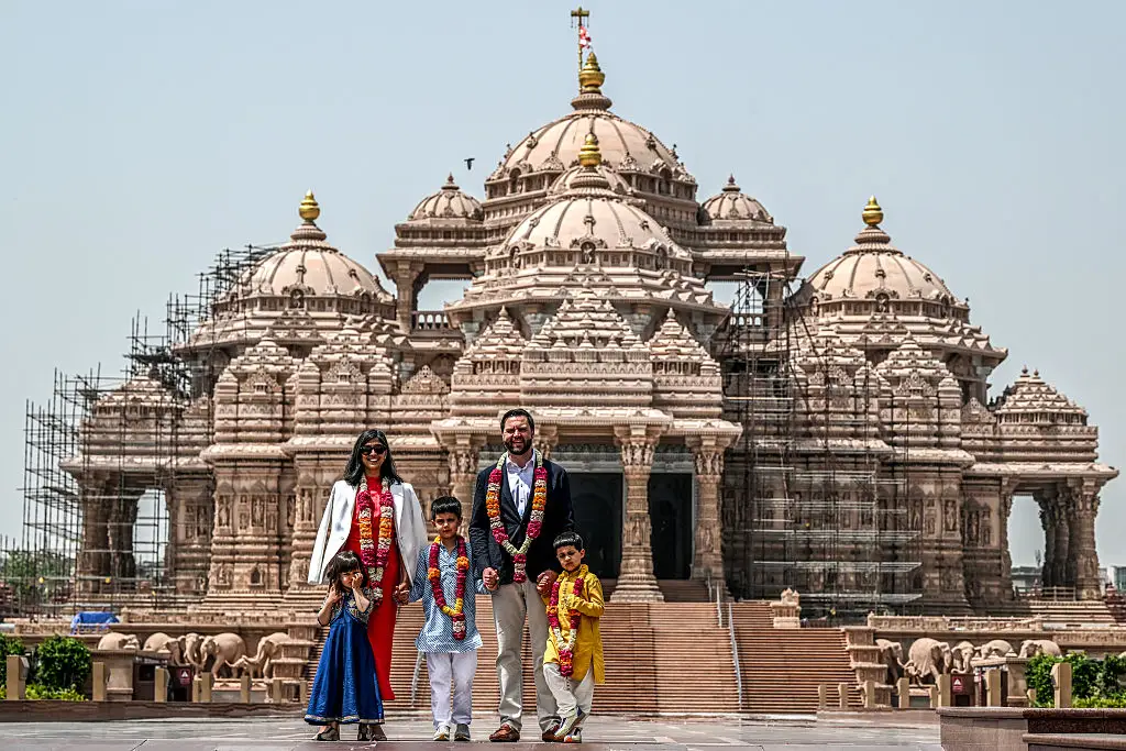 JD Vance and Usha Vance in India.