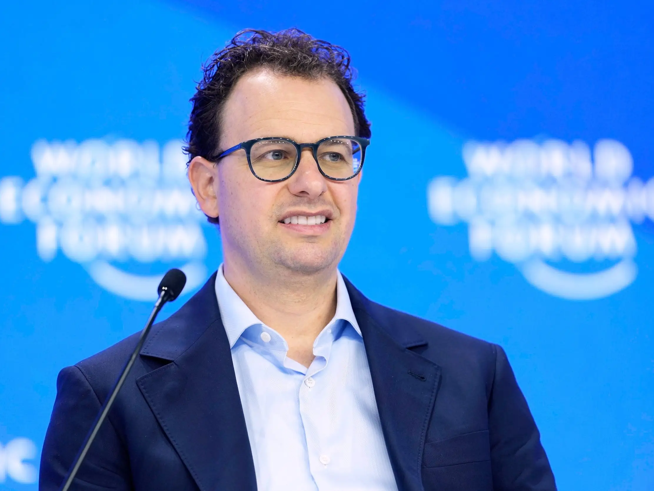 Dario Amodei speaks at the World Economic Forum
