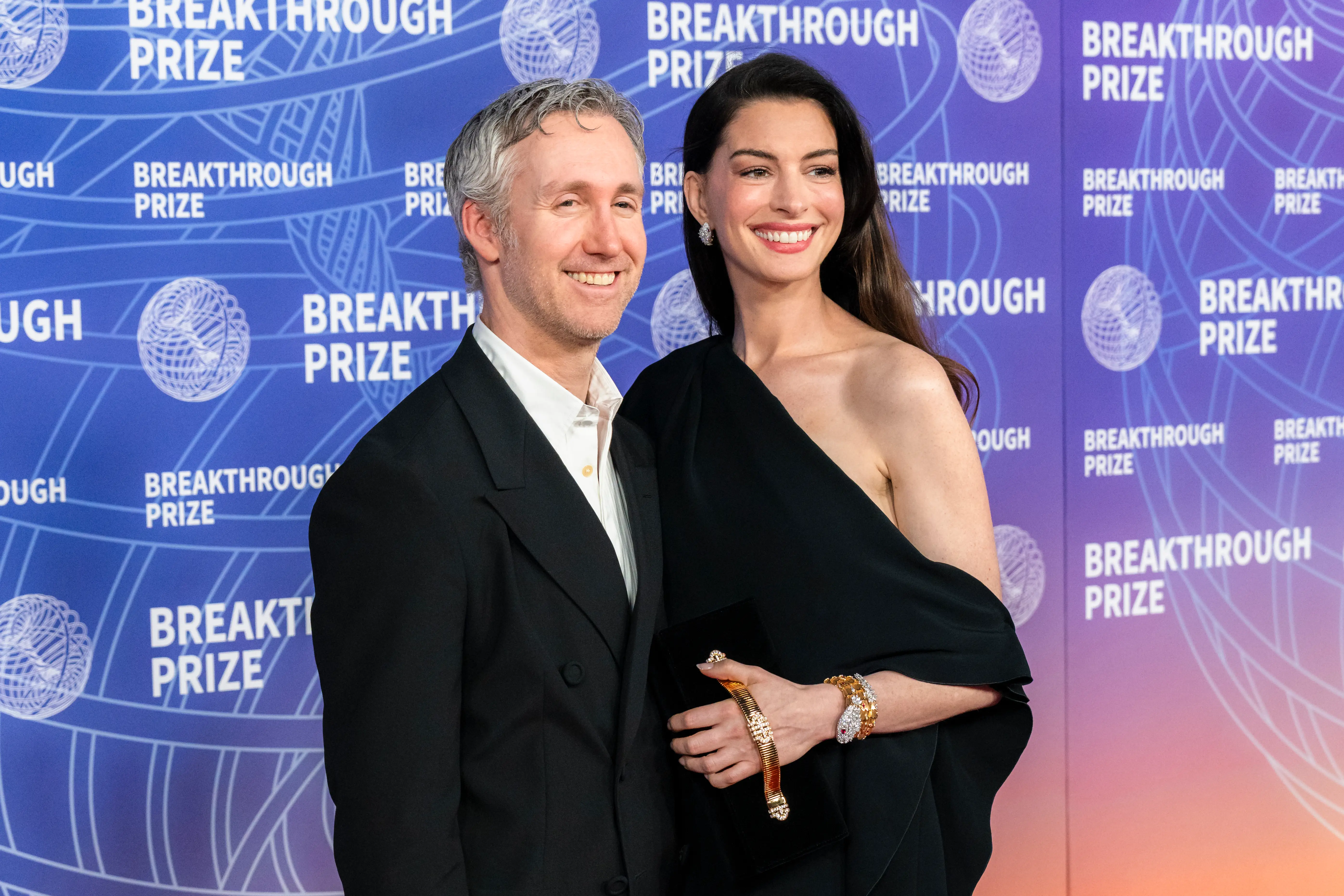 Anne Hathaway and Adam Shulman