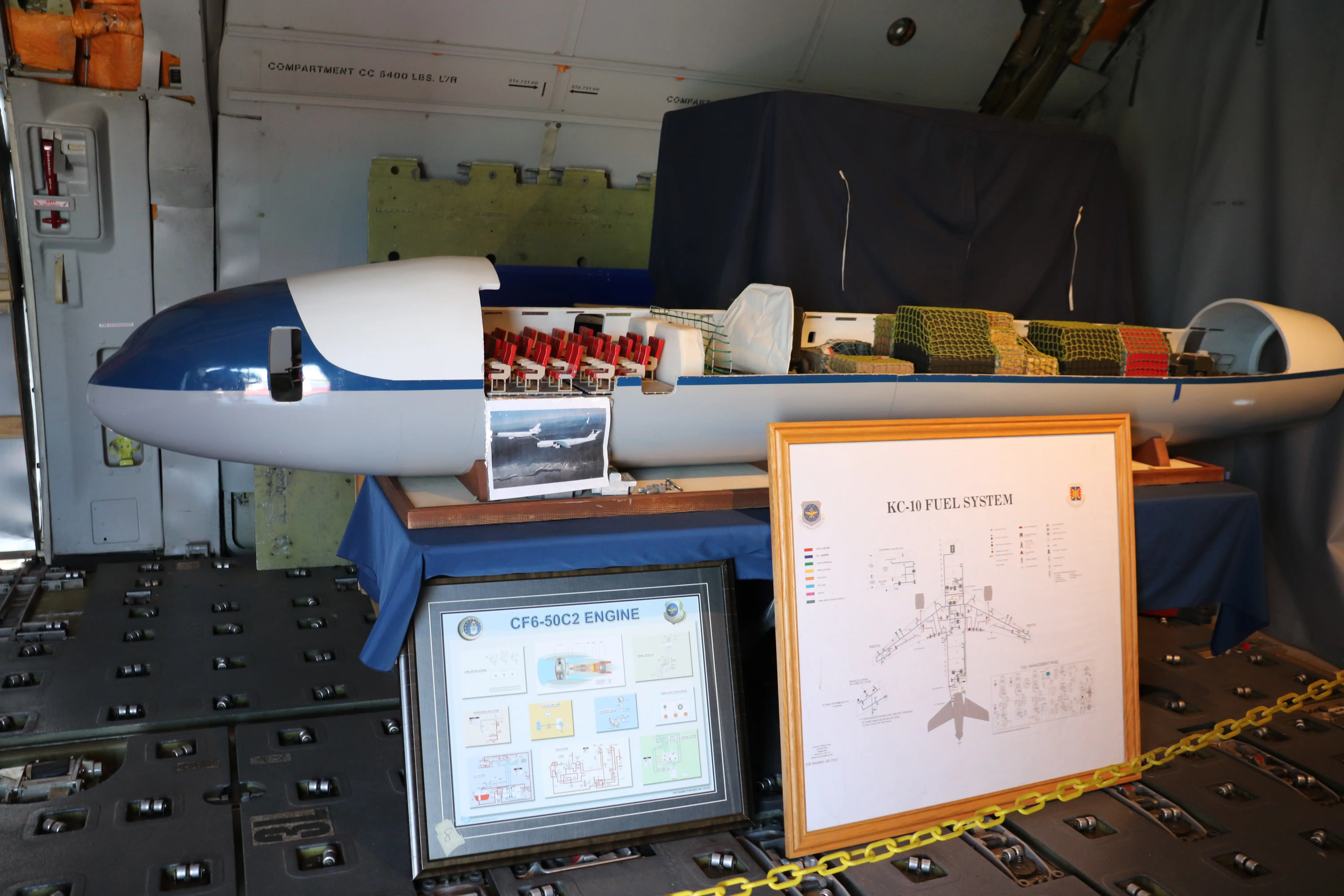 A model of a KC-10A Extender.