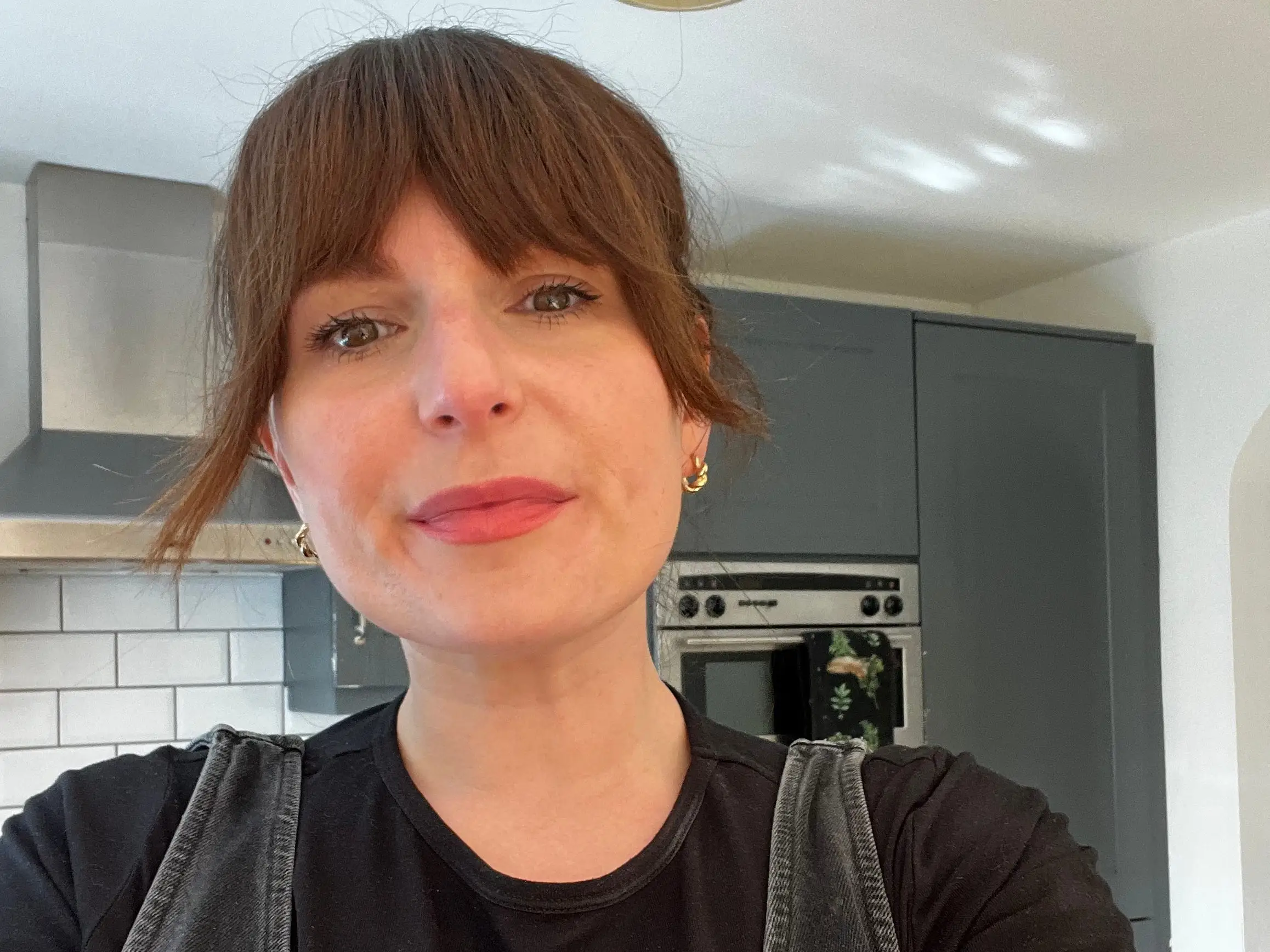 The author in her kitchen.