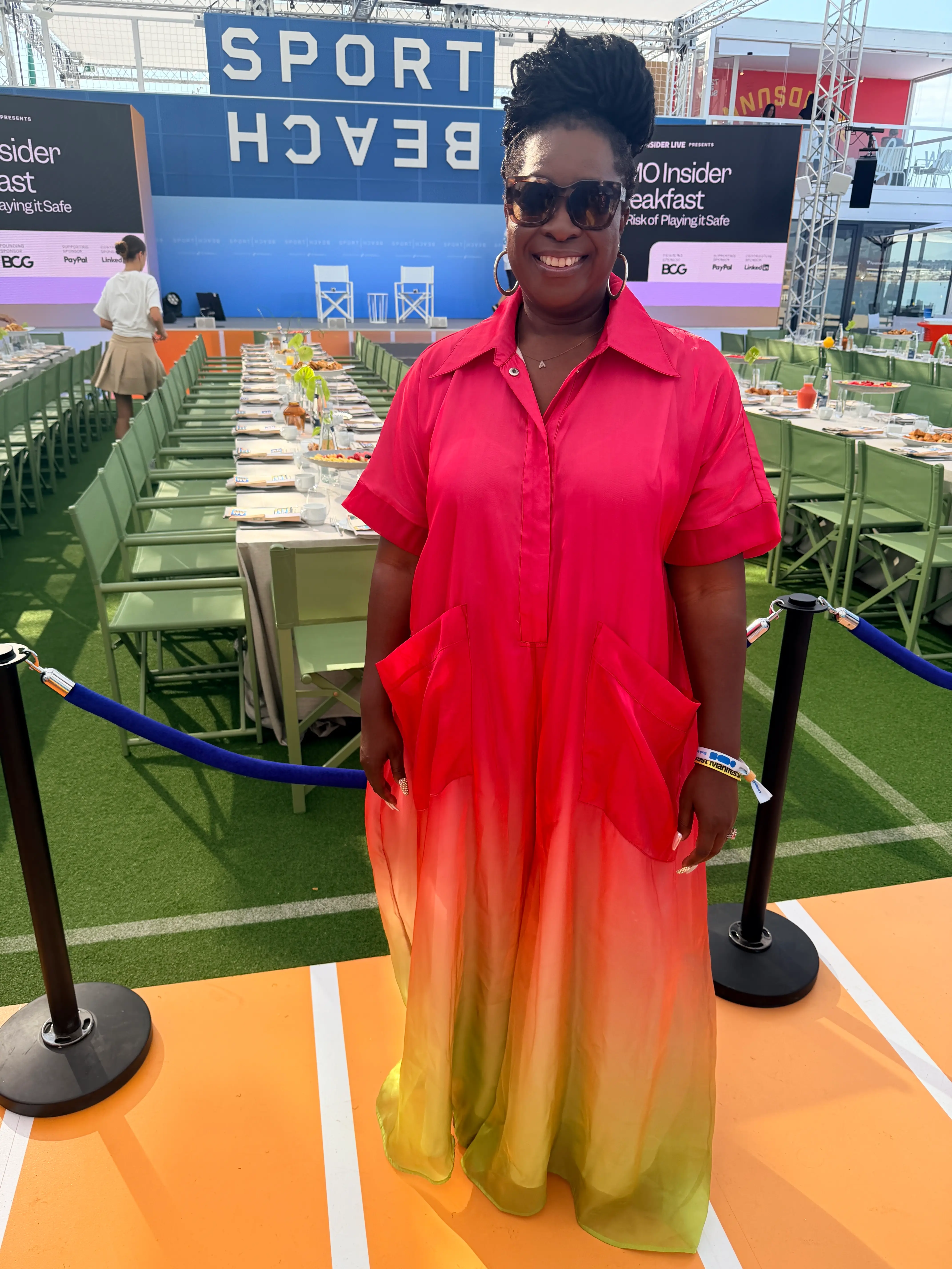 Aba Blankson, the Chief Marketing and Communications Officer at NAACP, at Cannes Lions 2026.