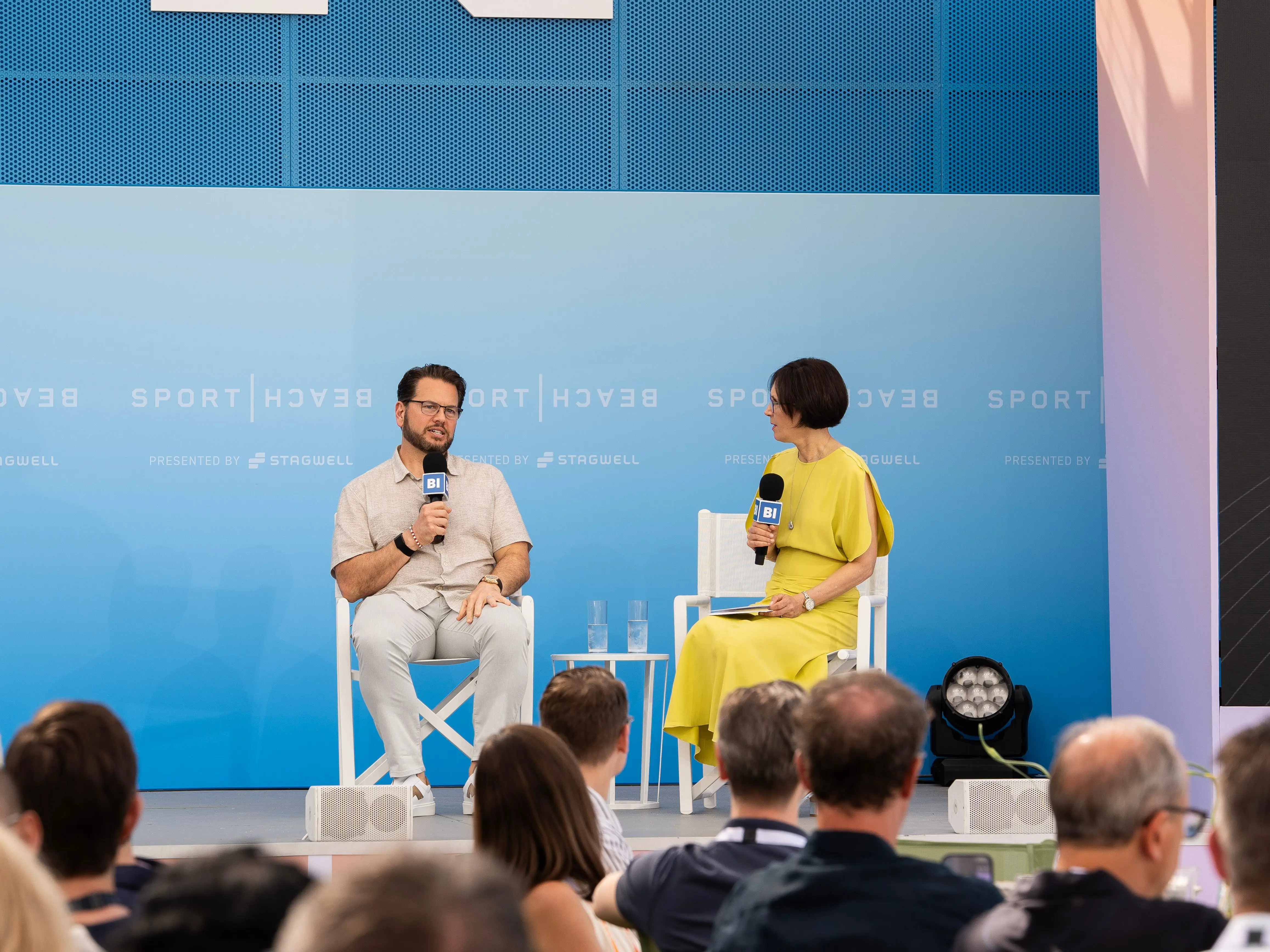 Bill Ready and Jamie Heller at Cannes Lions on panel