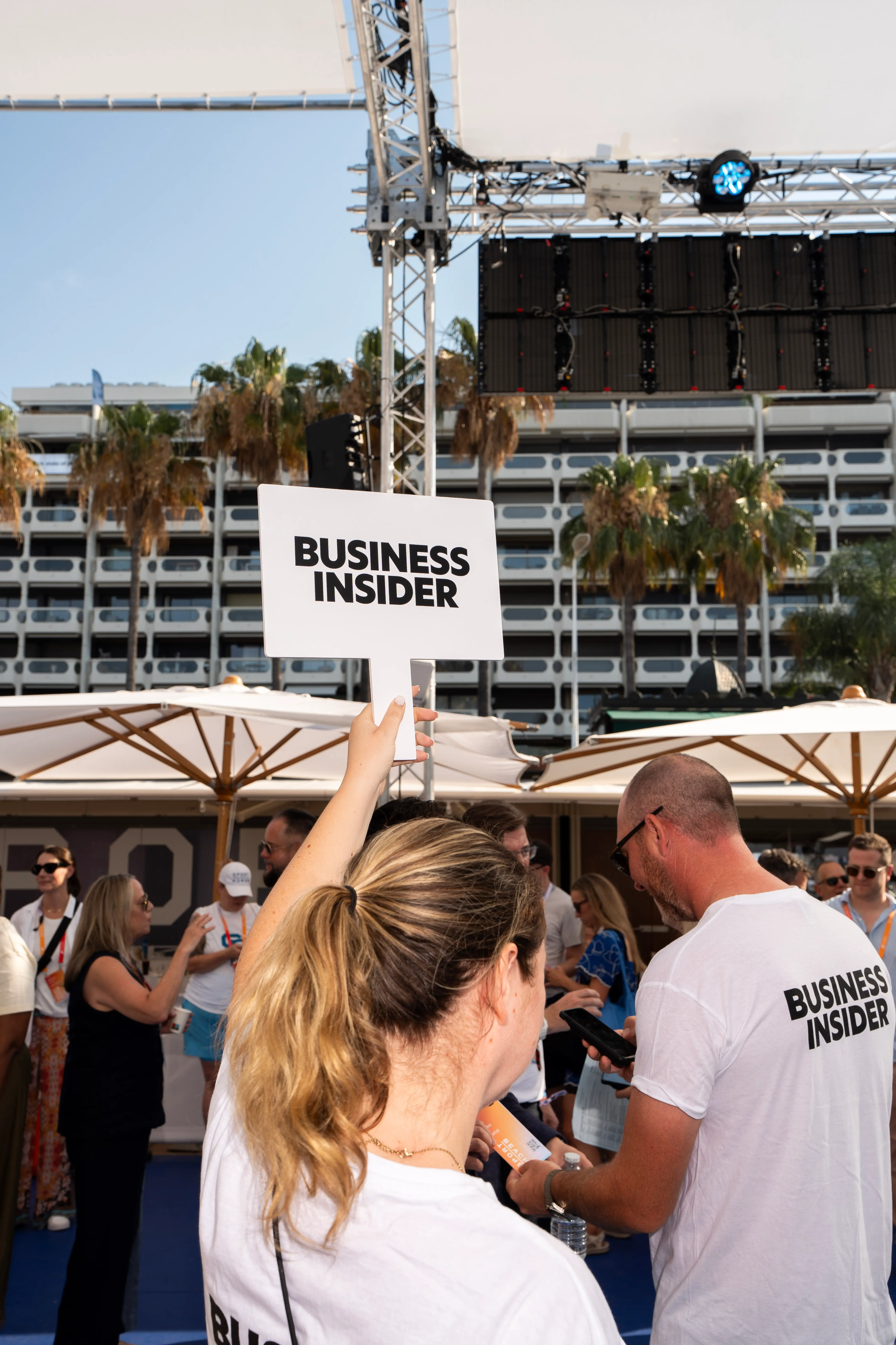 Business Insider installation at Cannes 2026