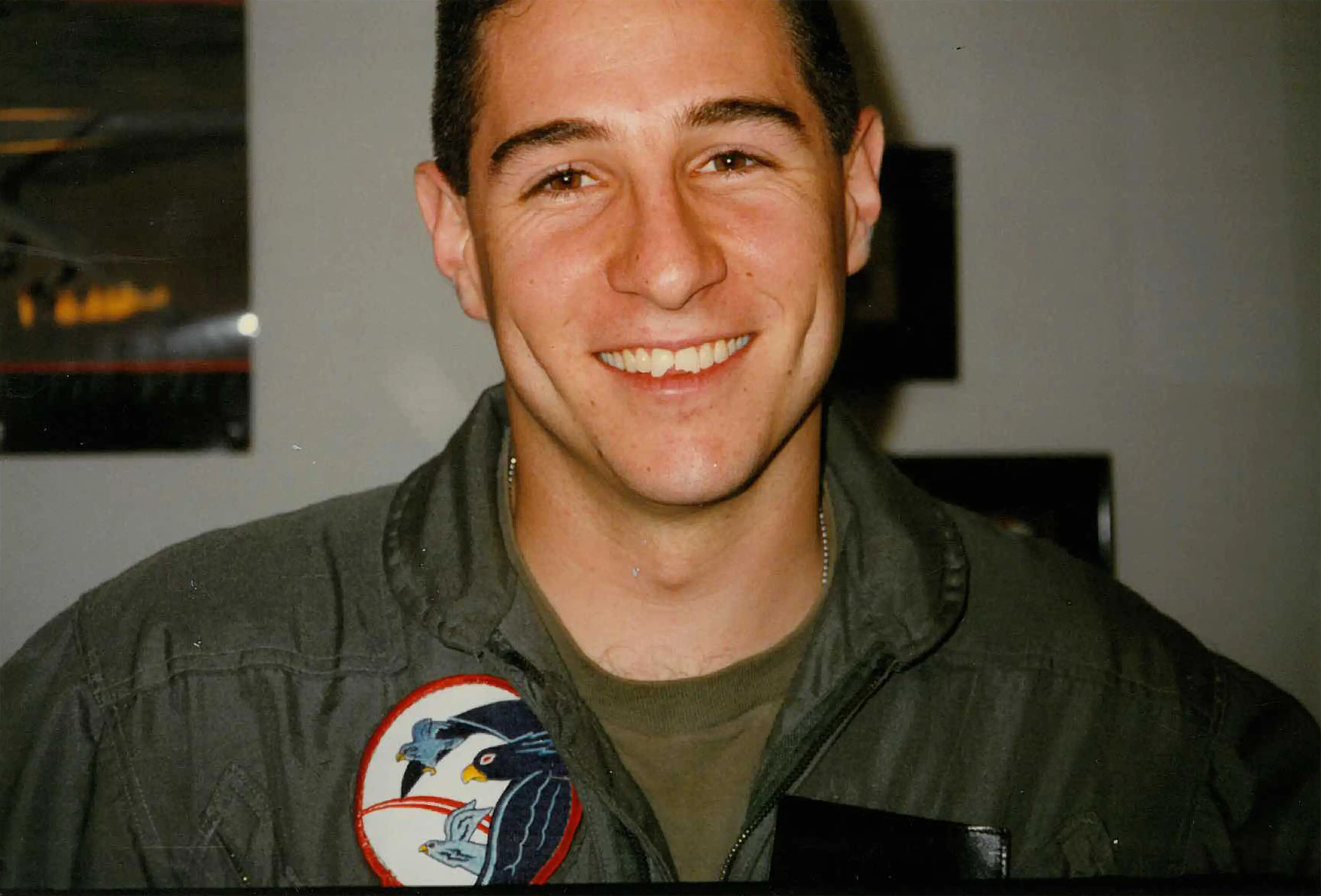 A young Dave Berke with a chipped tooth.