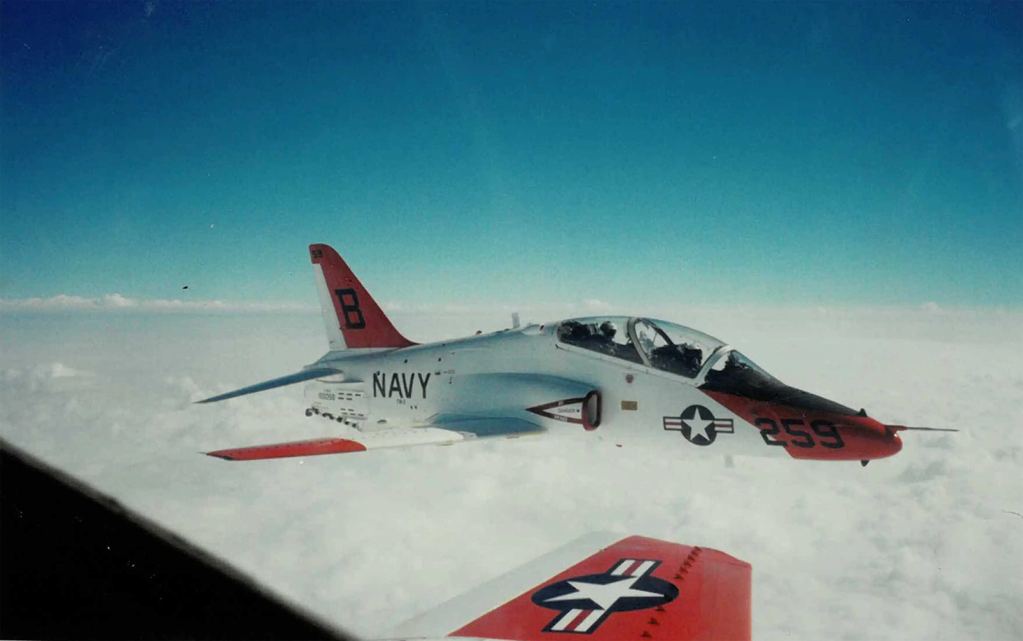 T-45A Goshawk Advanced Jet Trainer in flight.