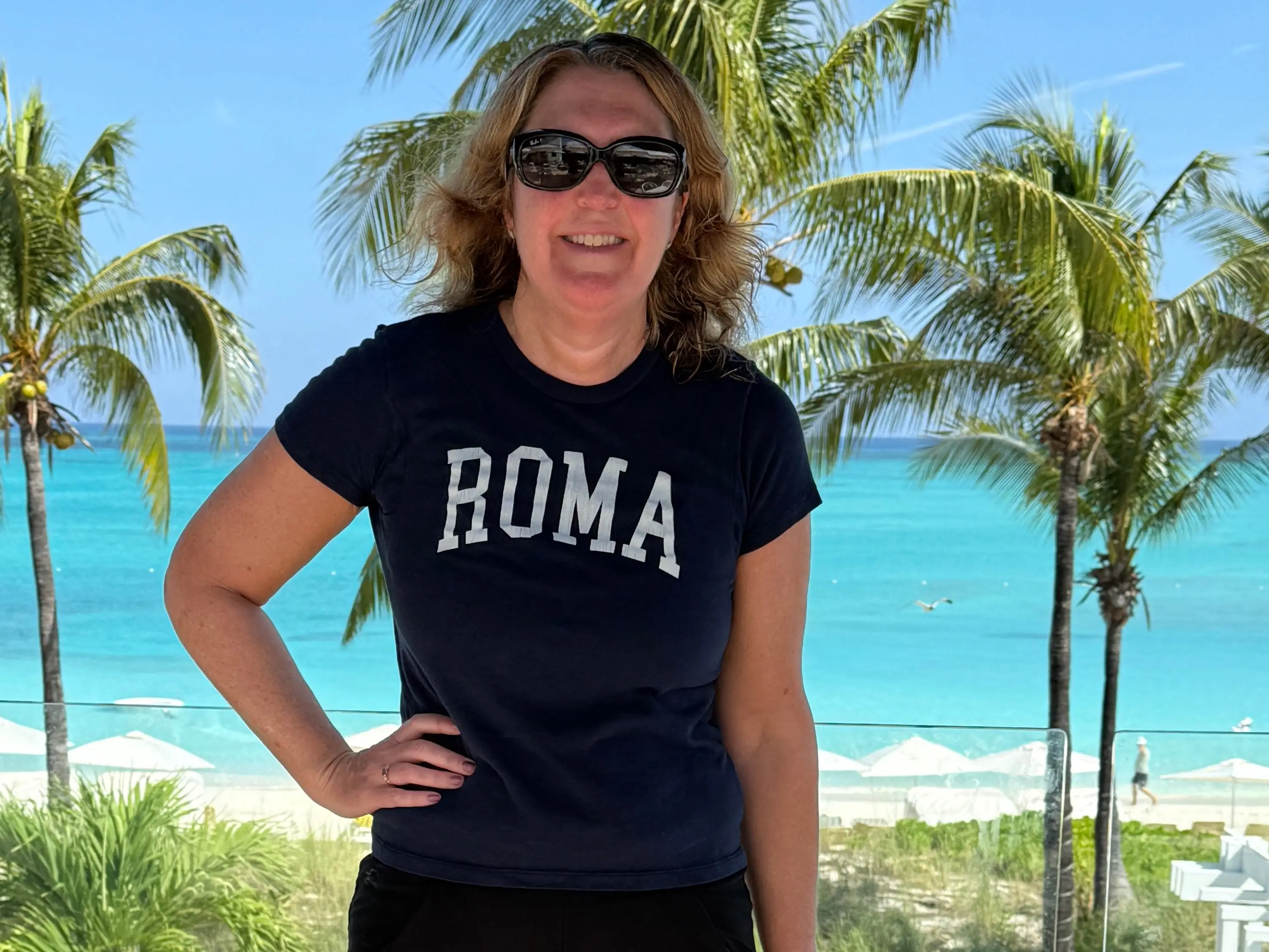 Cheryl Maguire in Turks and Caicos Beach