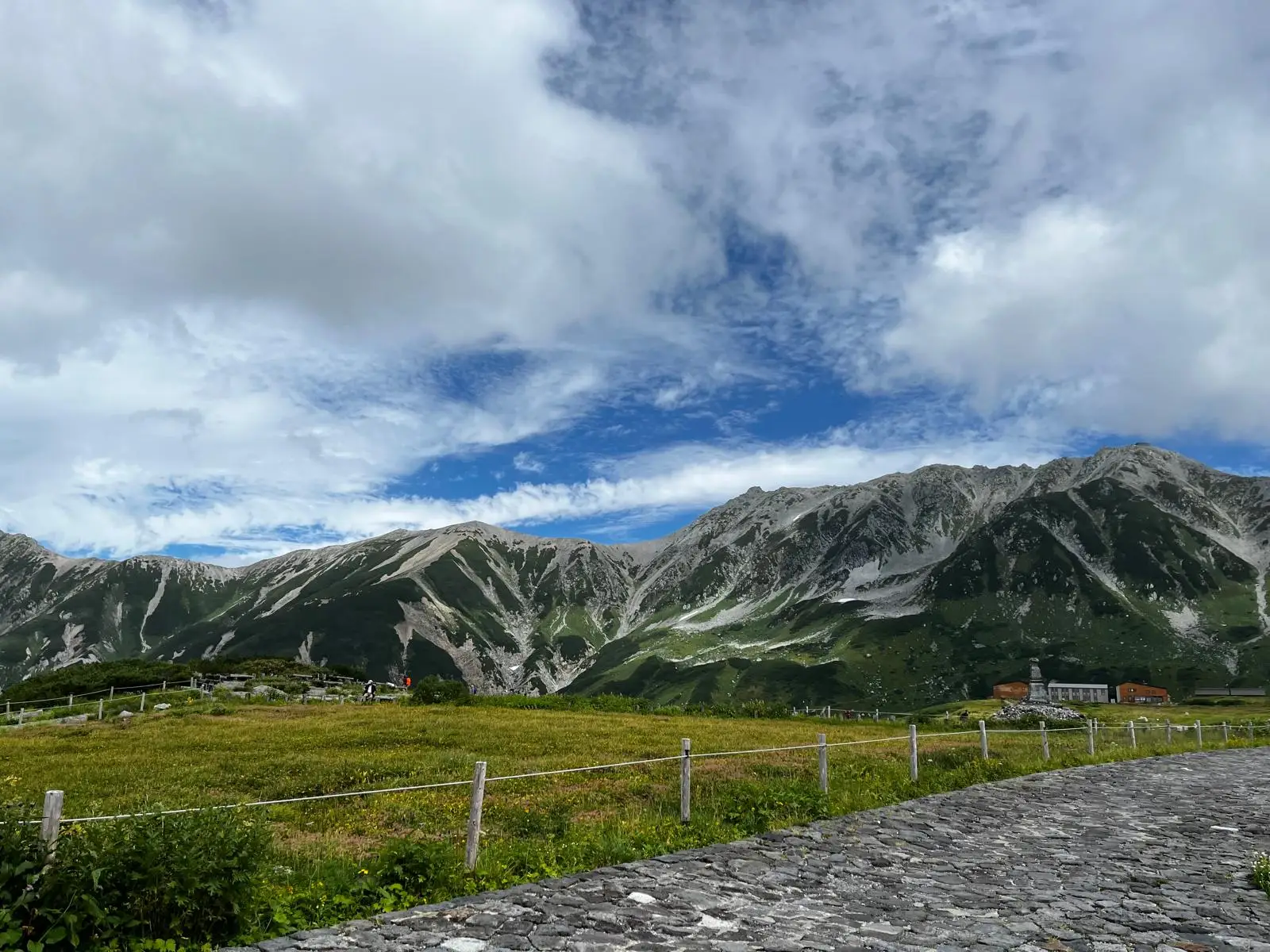 A mountain range in Japan.