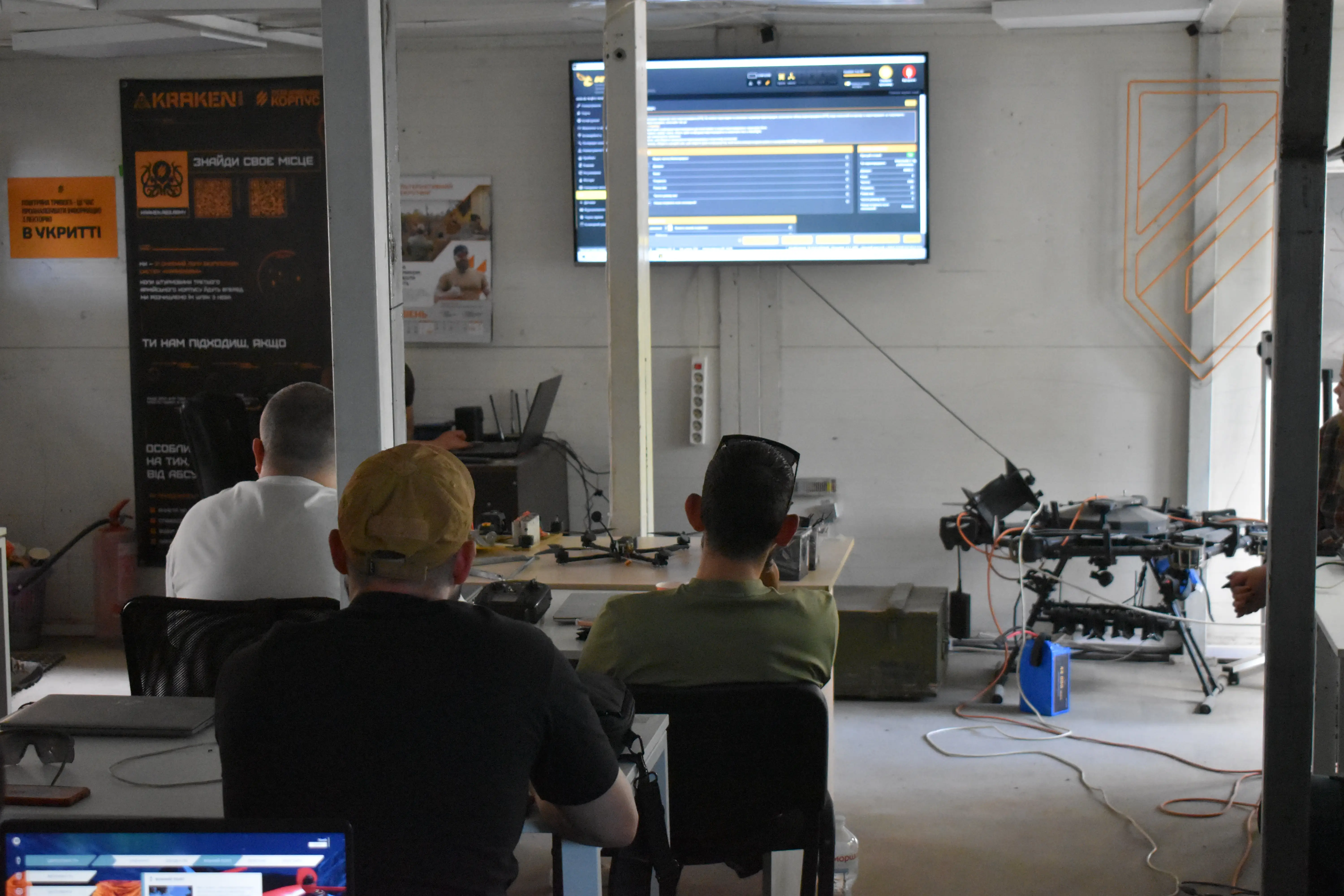 Students during the instructional portion.