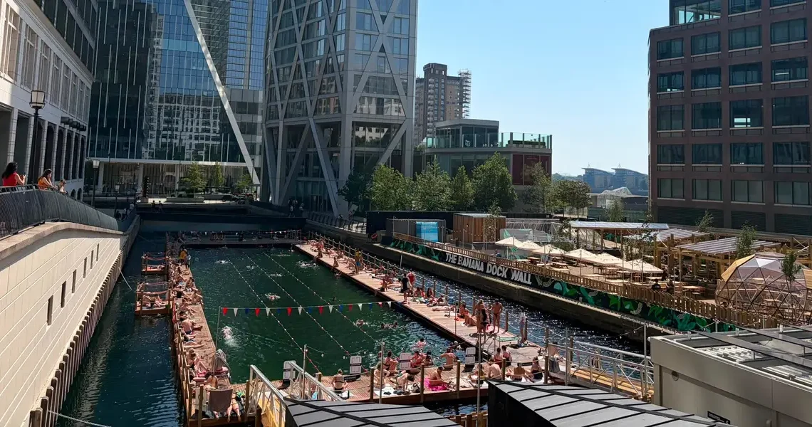 Sun, suits, and Speedos: I asked workers in London’s financial district how they’re beating Europe’s punishing heat wave
