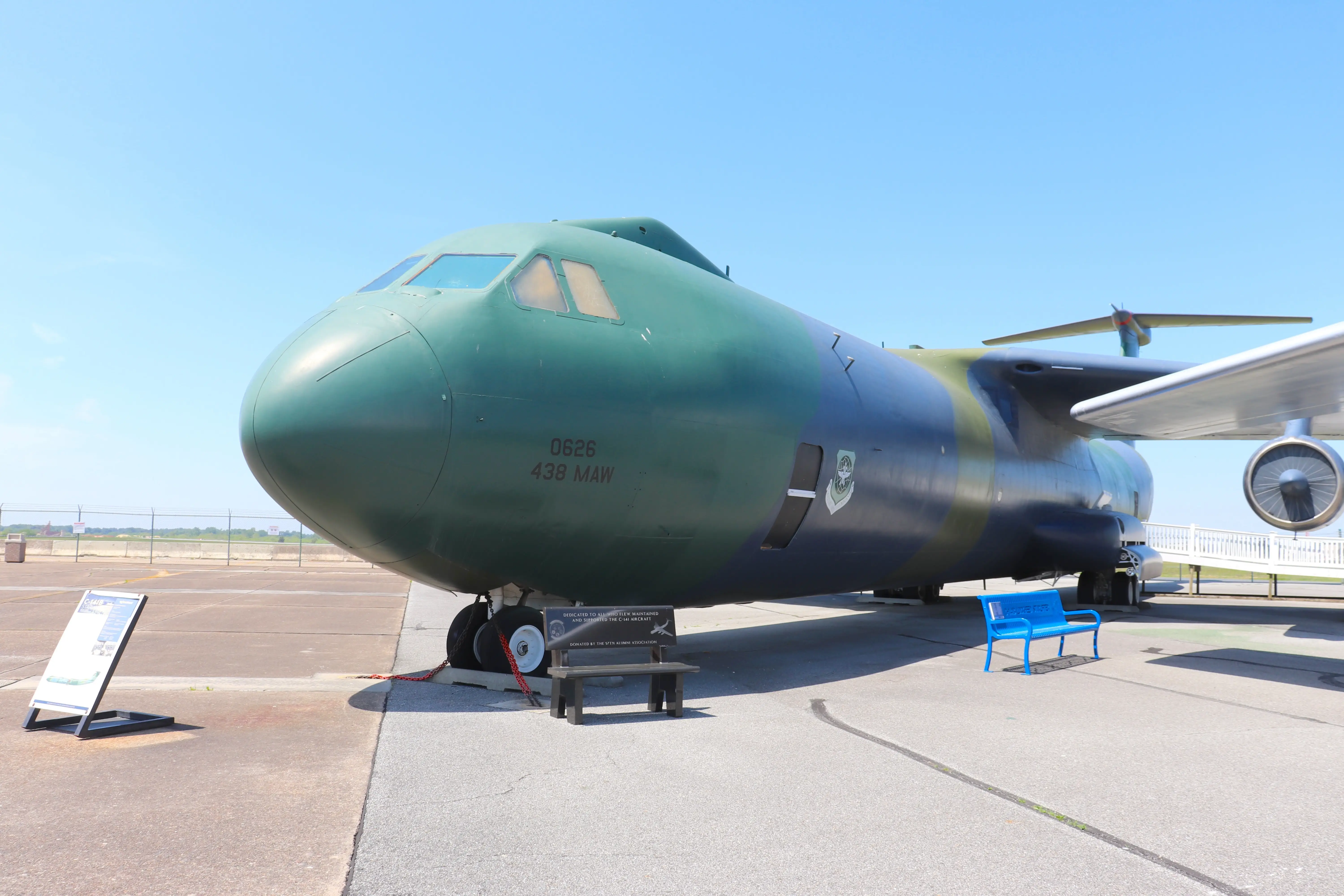A C-141B Starlifter.
