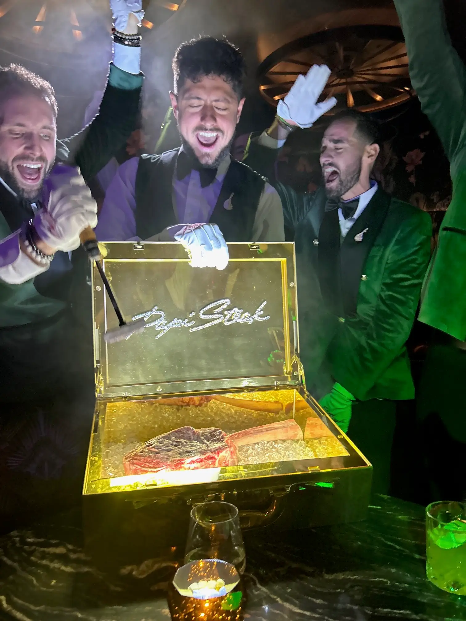 The Beef Case show at Papi Steak in Las Vegas