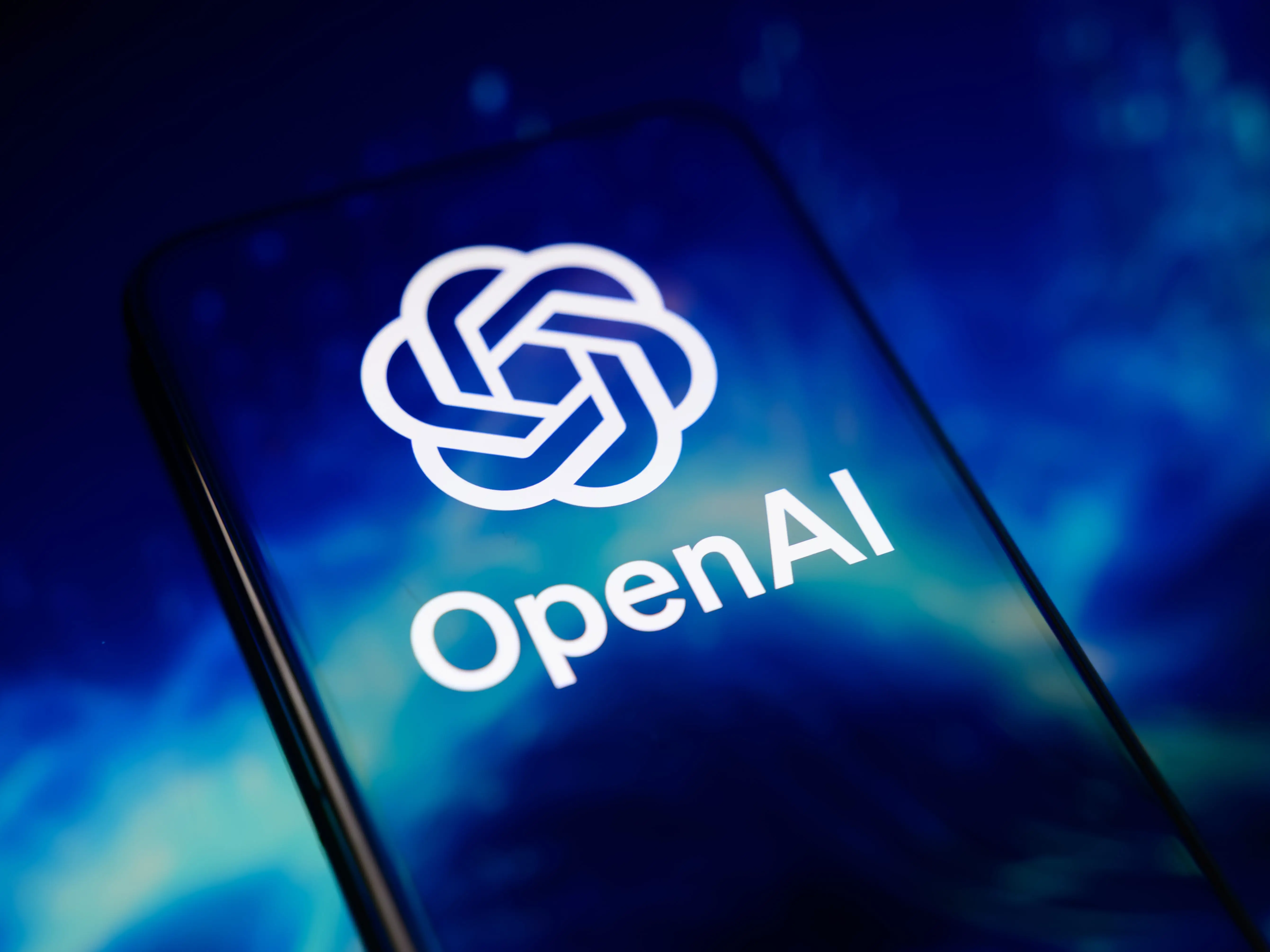 OpenAI logo.