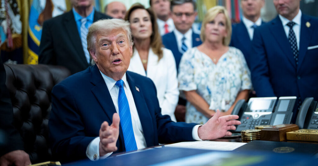 For a Second Time, Trump Muses About Americans Sharing in A.I. Wealth