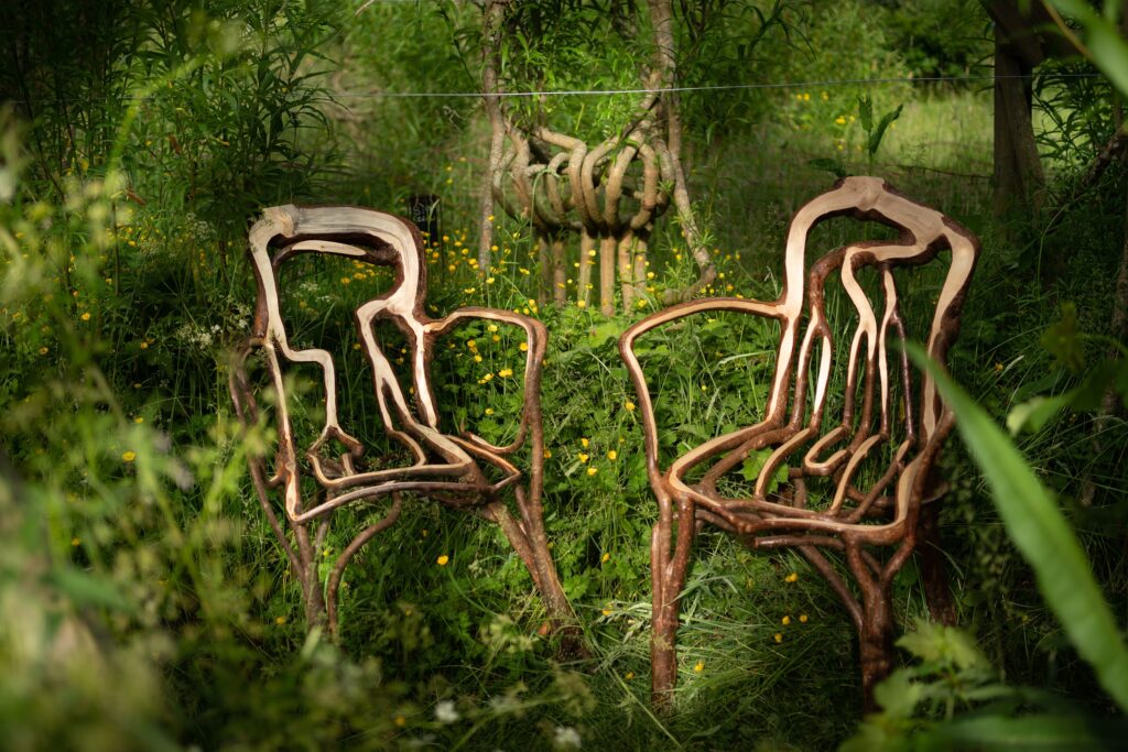 This couple grows trees in the shape of chairs. They sell for $90K.