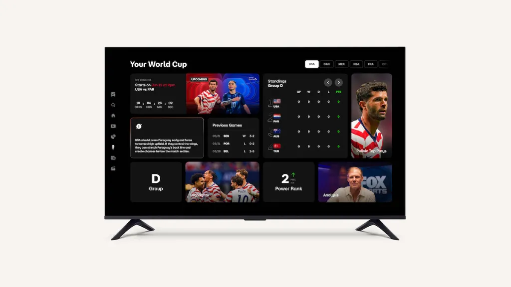 Fox One Canvas dashboard