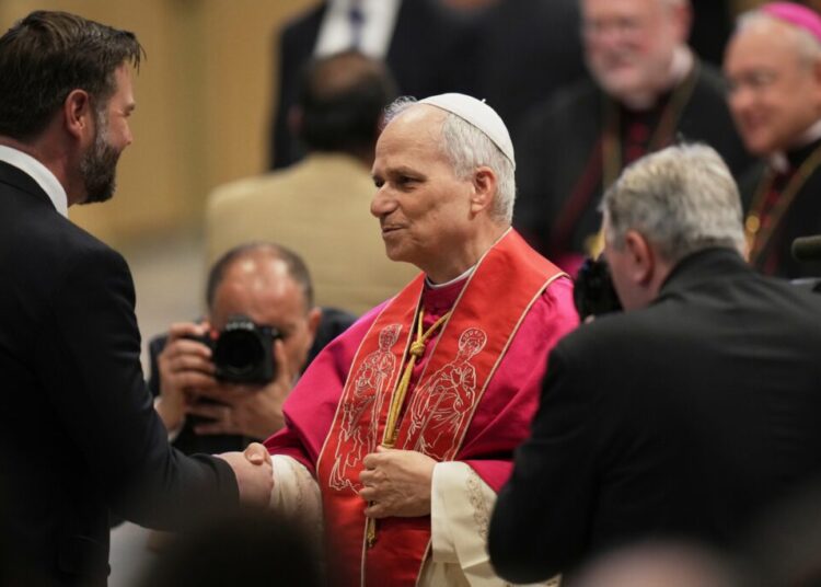 Vance reveals he has been in touch with Pope Leo amid war disagreements