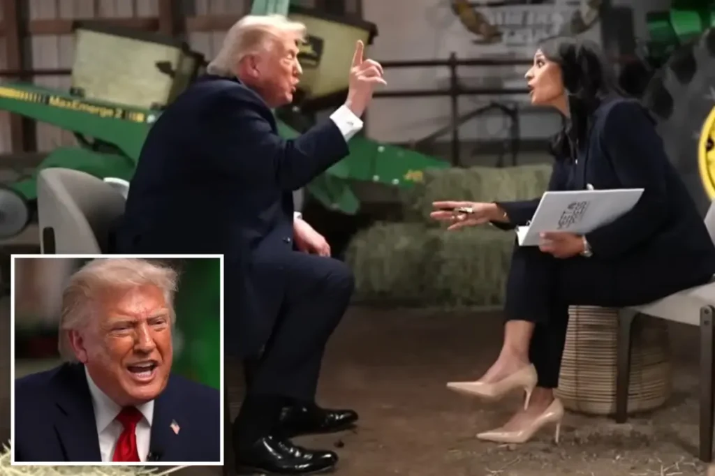 Trump storms off ‘Meet The Press’ interview after fiery exchange with NBC’s Kristen Welker over 2020 election