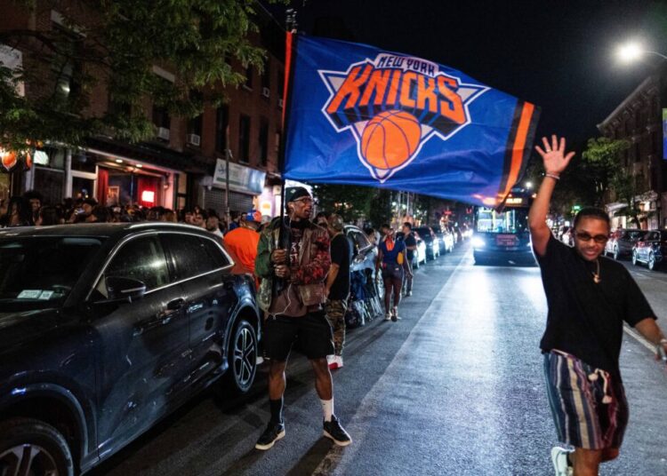 He grabbed a mic to riff about the Knicks. His rhyme became an anthem of unity.