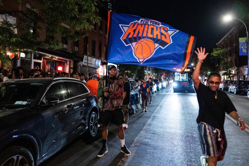 He grabbed a mic to riff about the Knicks. His rhyme became an anthem of unity.