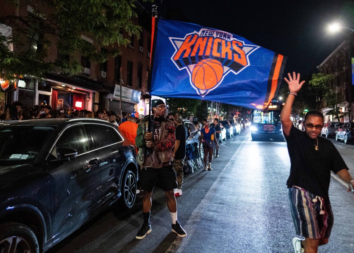 He grabbed a mic to riff about the Knicks. The rhyme became an anthem of unity.