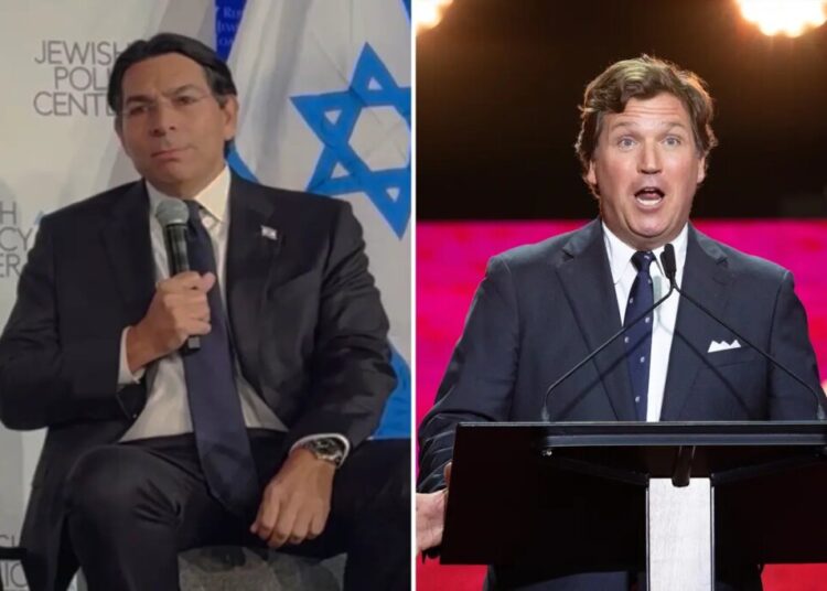 Israeli UN ambassador reveals shocking antisemitic question Tucker Carlson asked him during wartime phone call