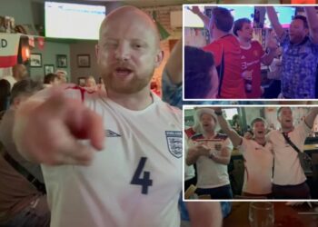 English bargoers swarm local pubs for World Cup party after victory over Panama