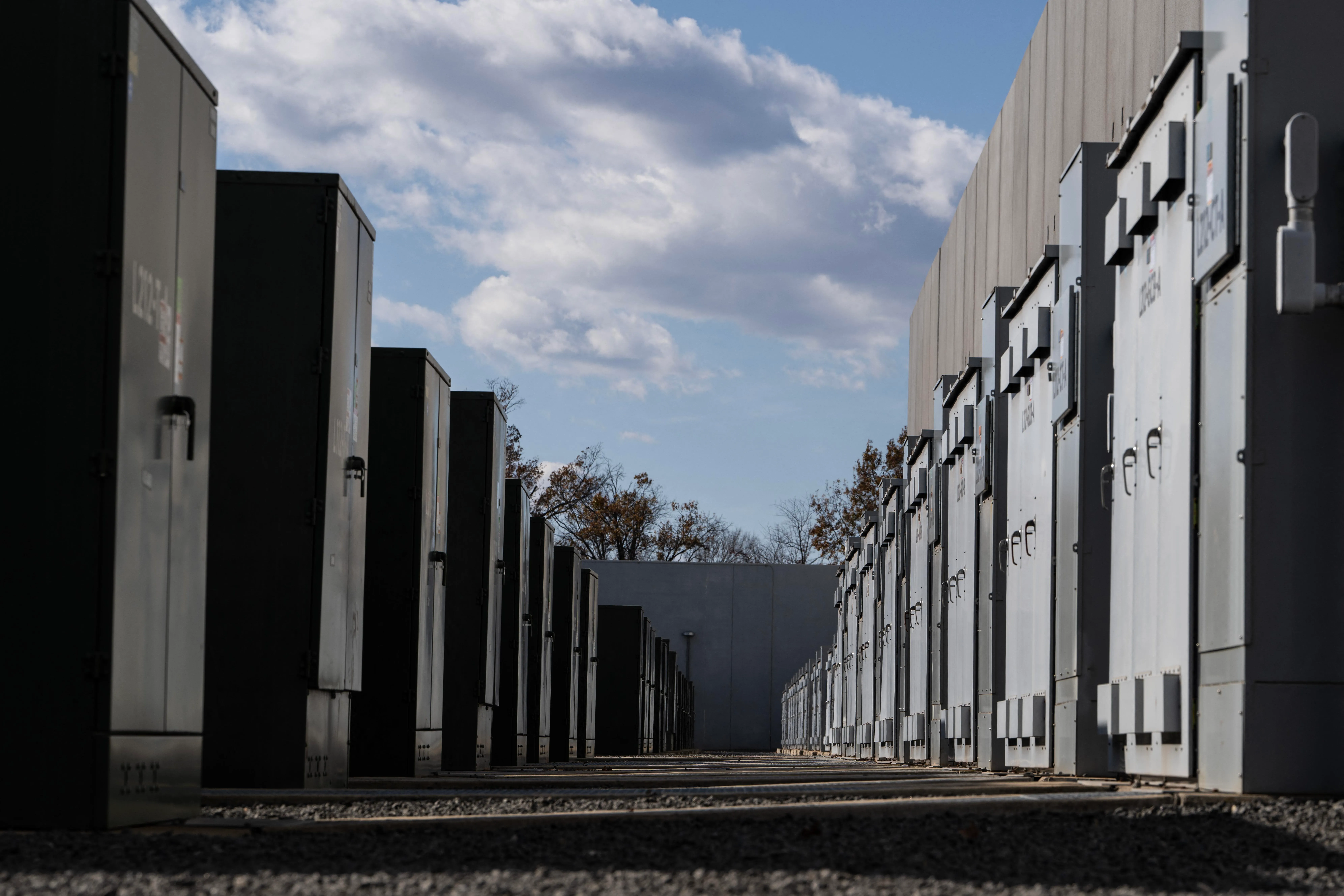 A Digital Realty data center in Ashburn, Virginia on November 12, 2025