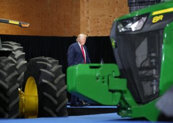 Trump visits Wisconsin in bid to reassure farmers squeezed by surging costs