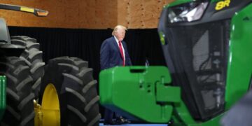 Trump visits Wisconsin in bid to reassure farmers squeezed by surging costs