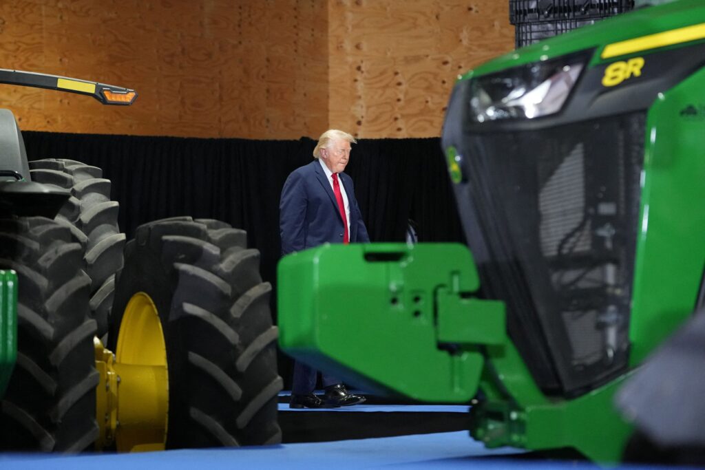 Trump visits Wisconsin in bid to reassure farmers squeezed by surging costs