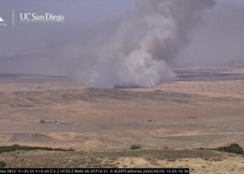 Brush fire scorches 2,000 acres across LA and Kern counties, triggering evacuation warnings