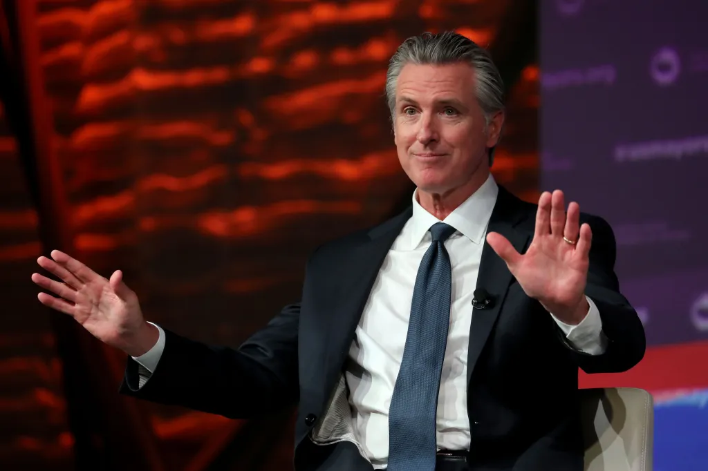 California Governor Gavin Newsom at the U.S. Conference of Mayors' 94th Annual Meeting.