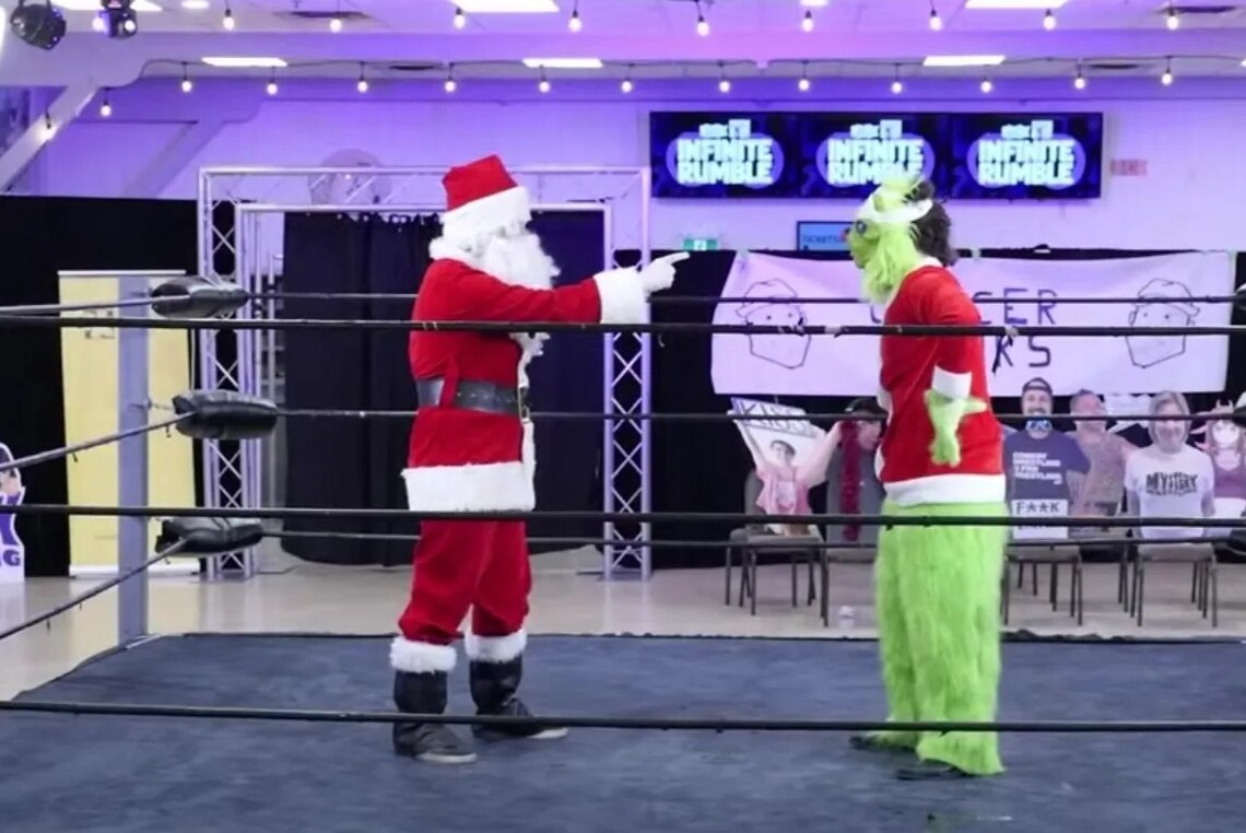 A Pro Wrestling Match Featuring Teletubbies, Freddy Krueger, and Santa Claus Just Set a World Record