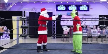 A Pro Wrestling Match Featuring Teletubbies, Freddy Krueger, and Santa Claus Just Set a World Record